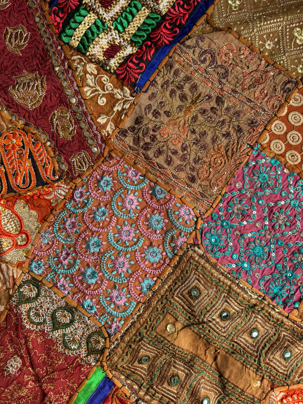 Wallhanging - Vintage Rajasthani wedding dress 13
