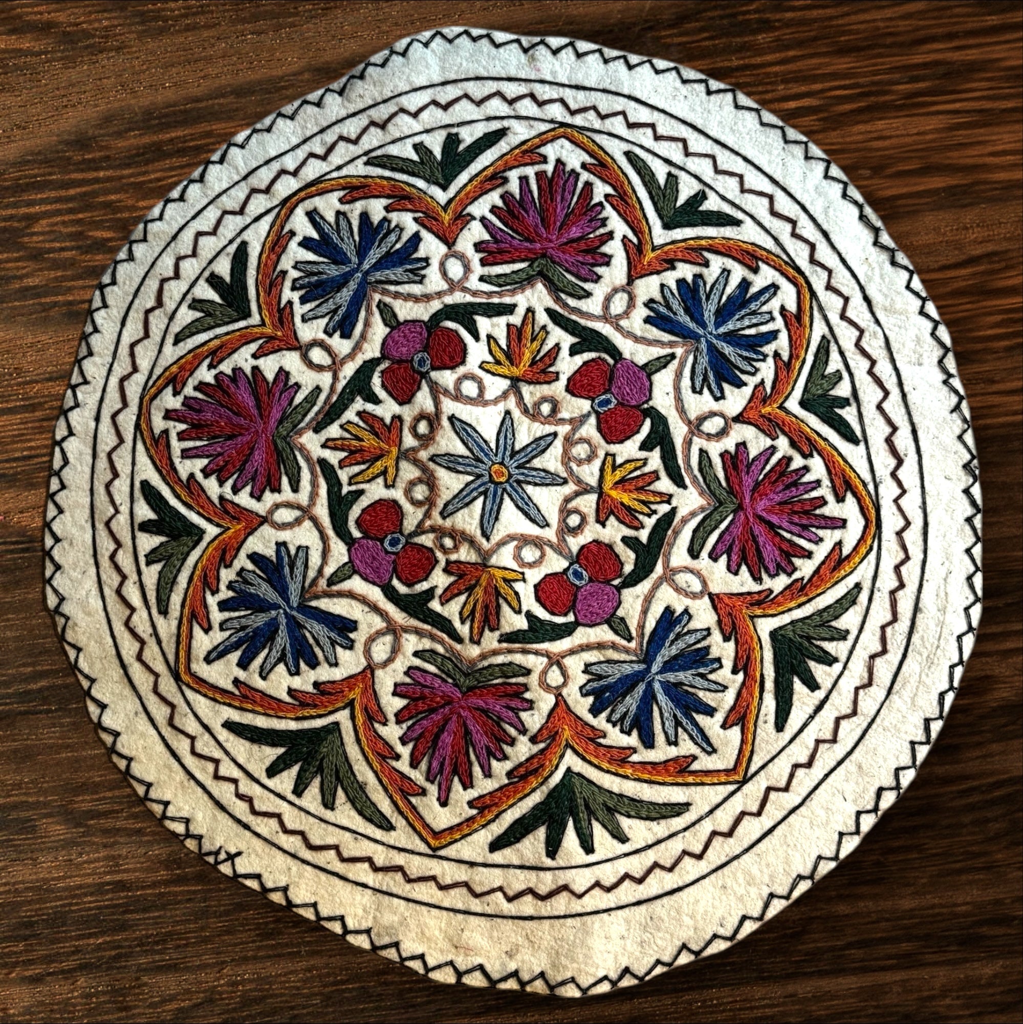 Woolen rug - Mandala 1