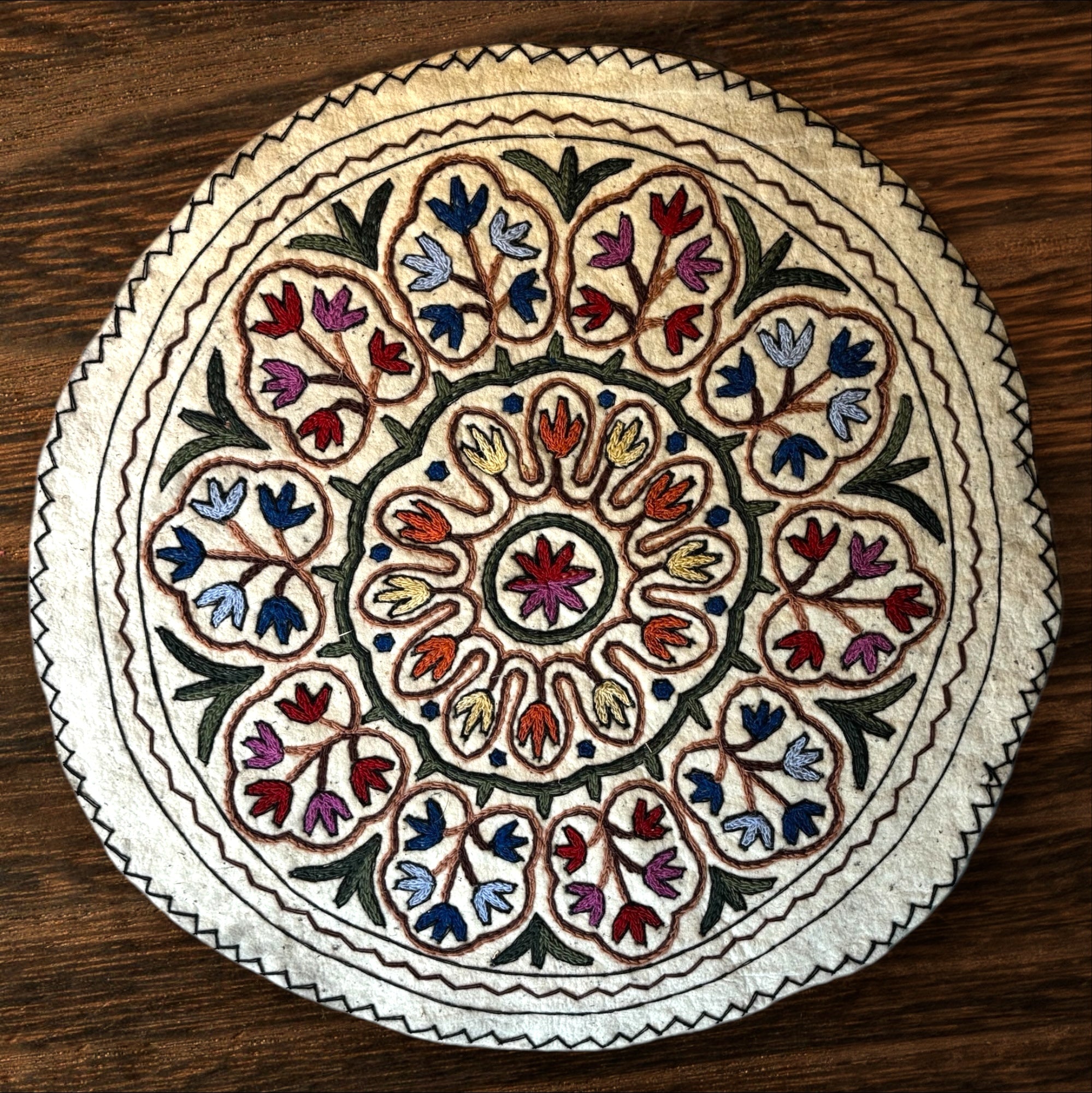 Woolen rug - Mandala 2