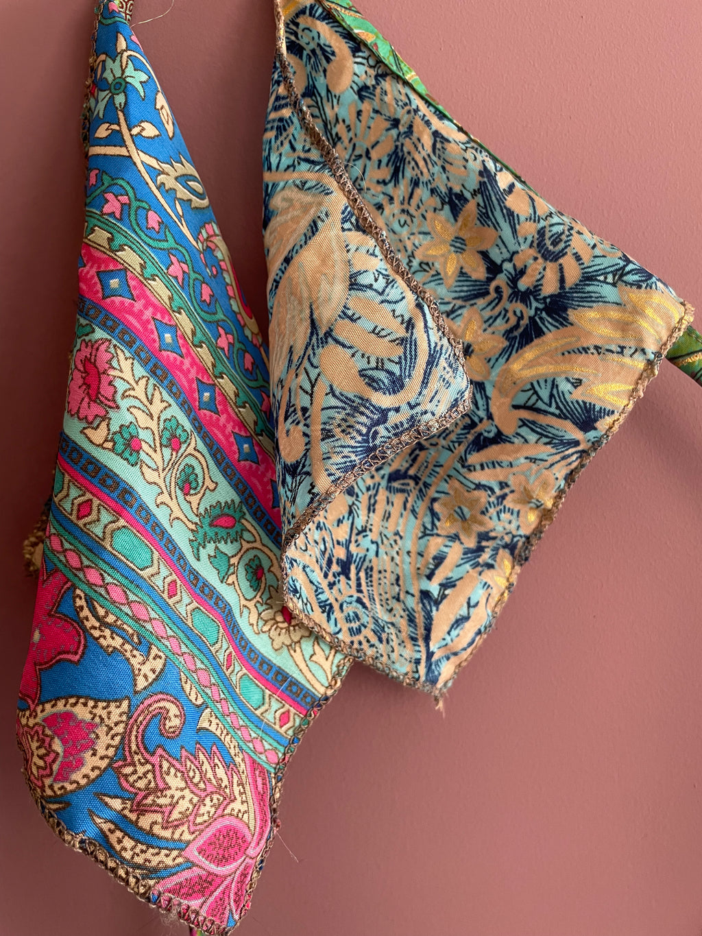 Sari garlands / Multi colored