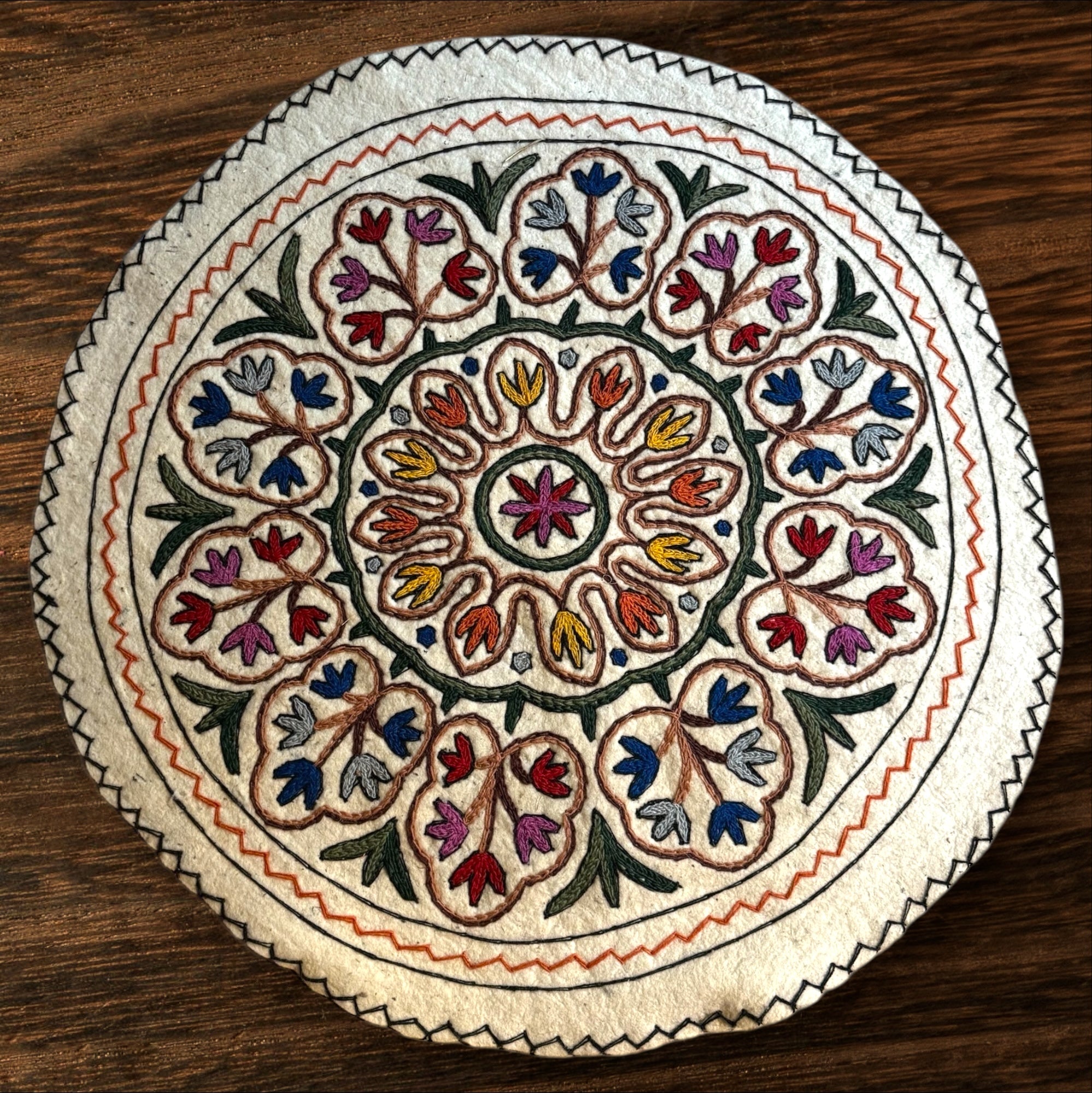 Woolen rug - Mandala 6