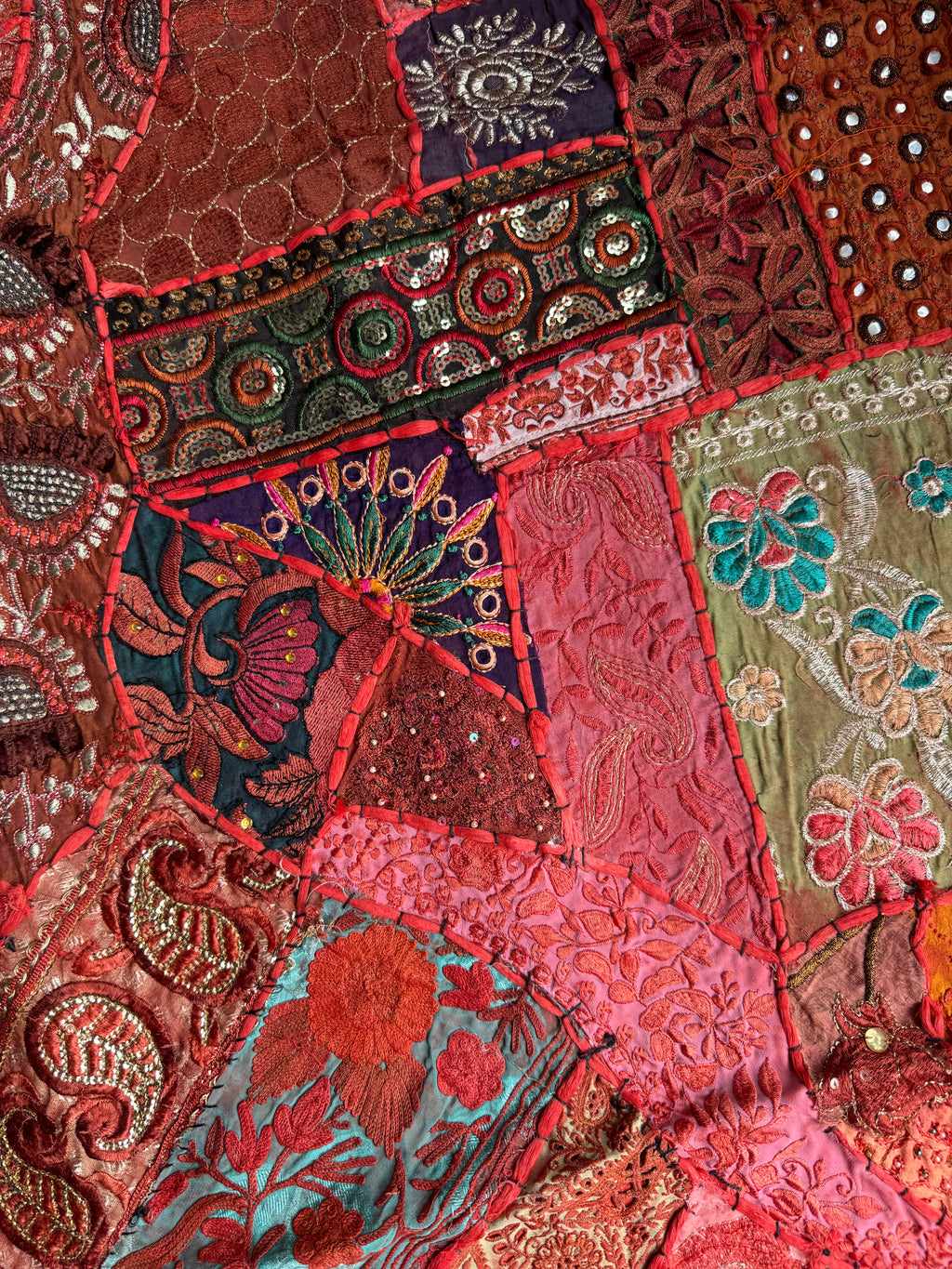 Wallhanging - Vintage Rajasthani wedding dress 9