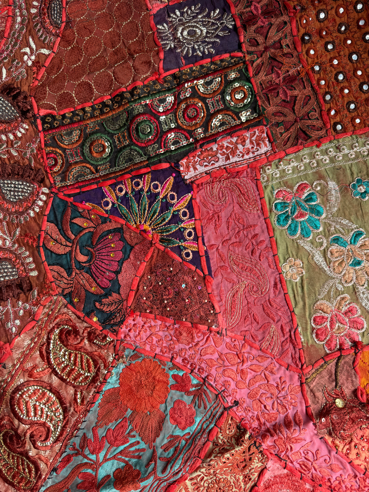 Wallhanging - Vintage Rajasthani wedding dress 9