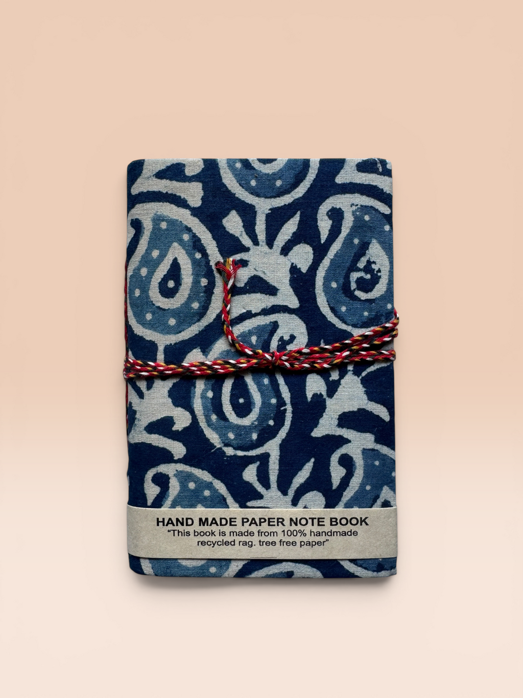 Block printed Journaling Book - Small (Indigo)