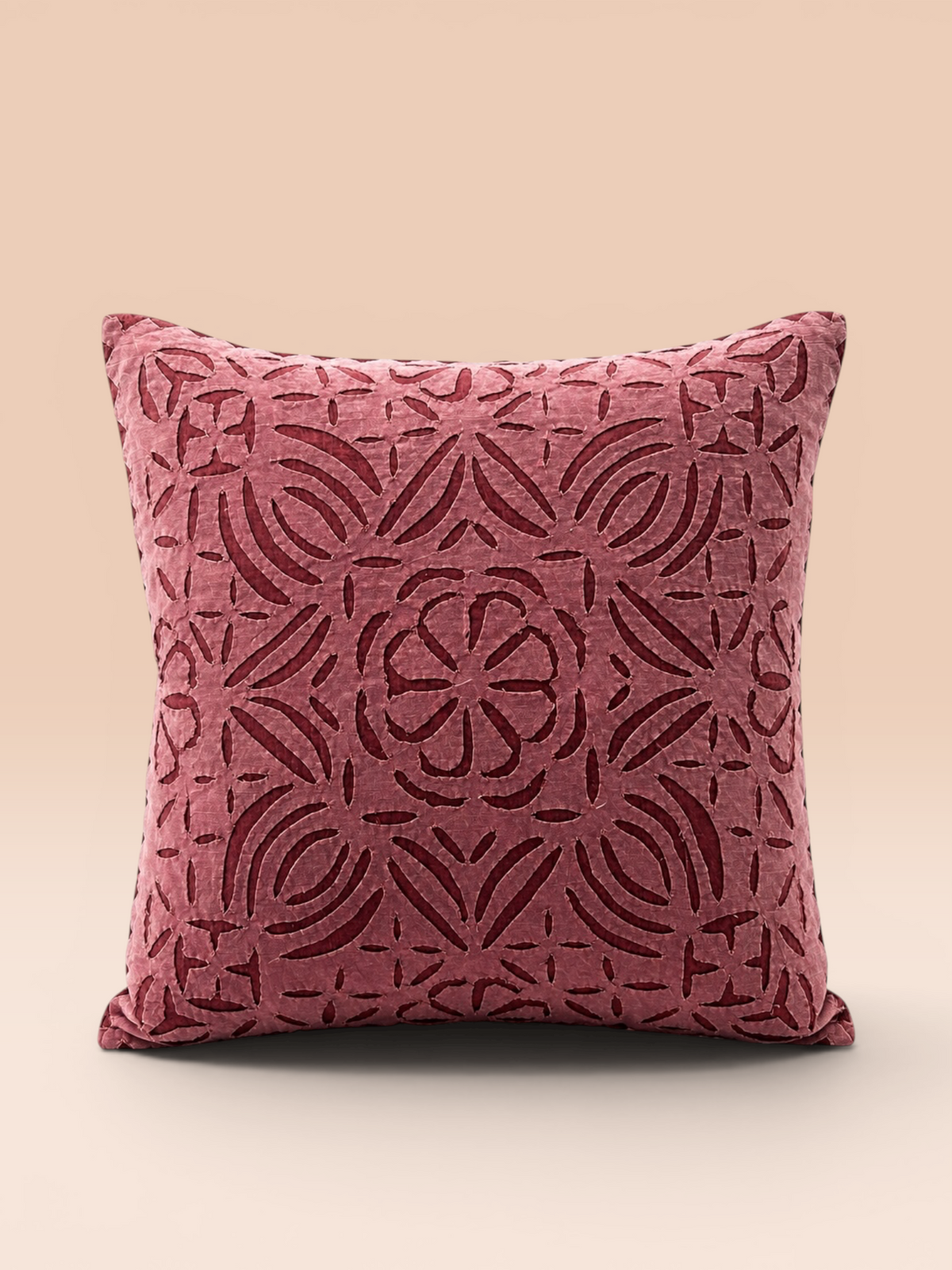 Cushion Cover Applique - DustyPink