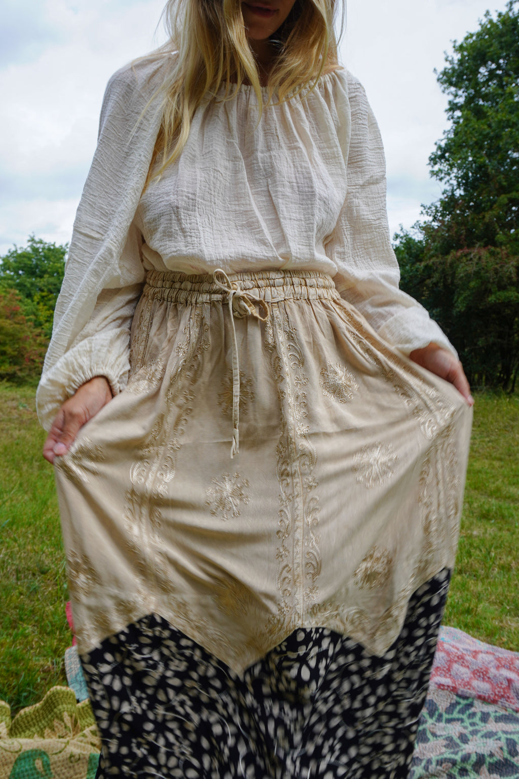 Boho Batik skirt