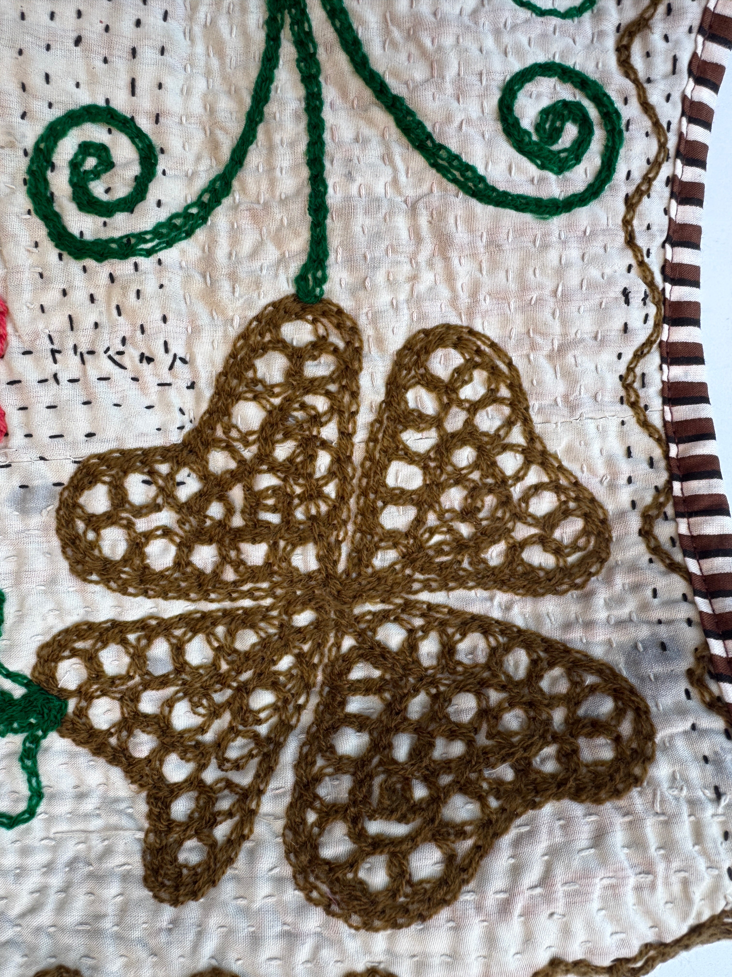 Waistcoat Kantha/Blockprint teddy 015