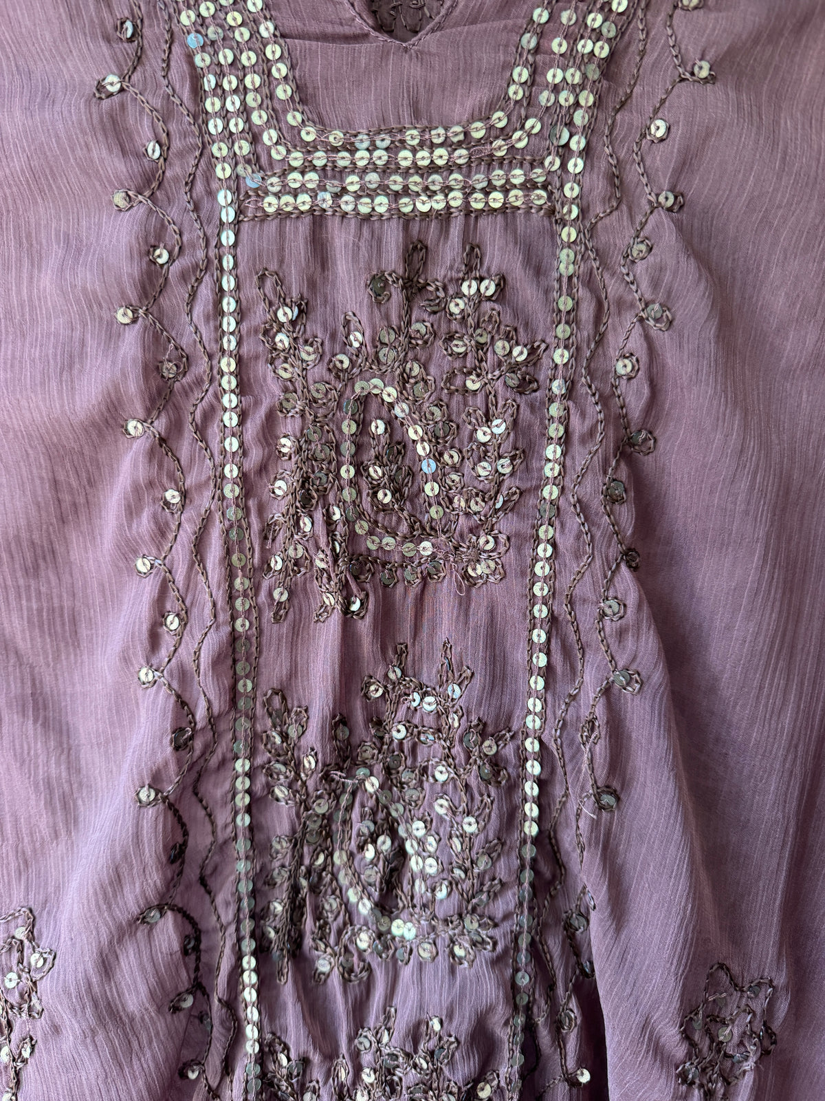 Tunic Mauve/brown - 2ndhand
