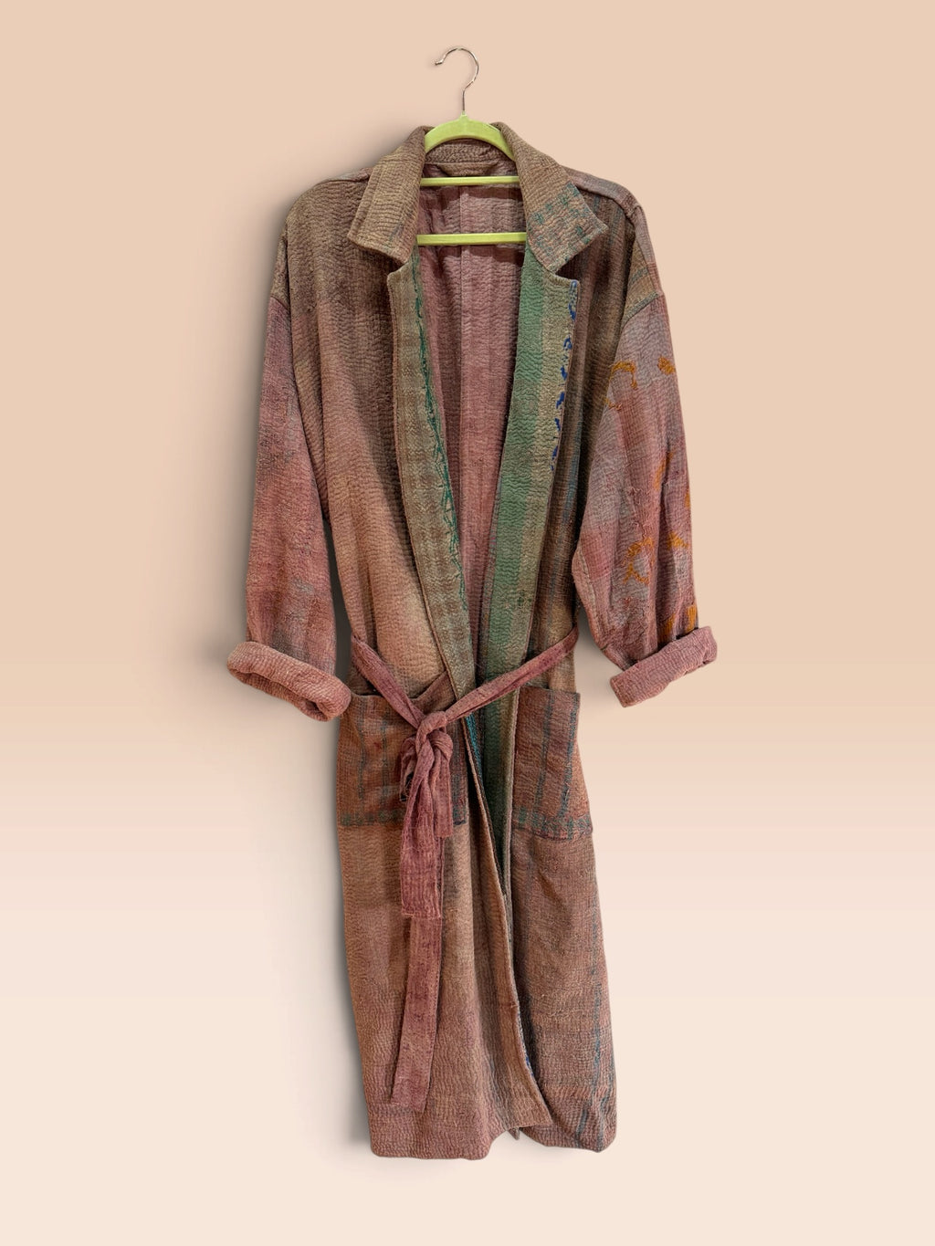 Majstudio / sari coat long / Vintage rugged 096