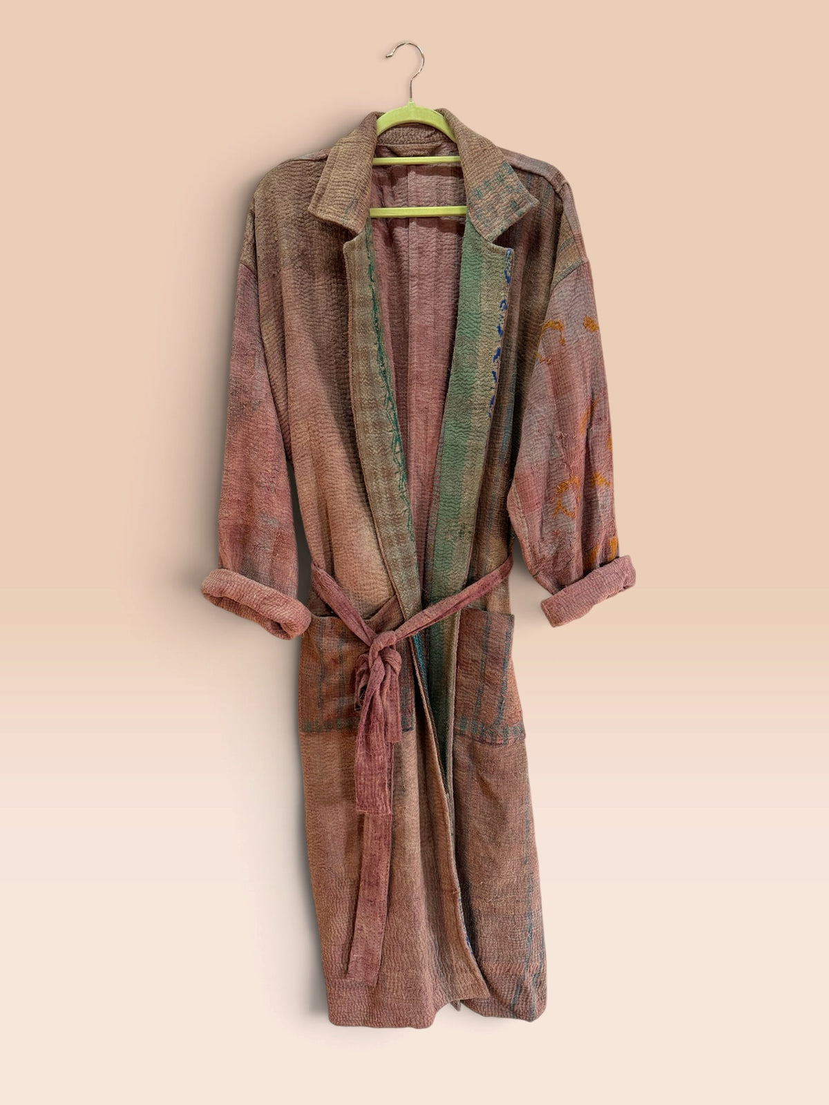 Majstudio / sari coat long / Vintage rugged 096