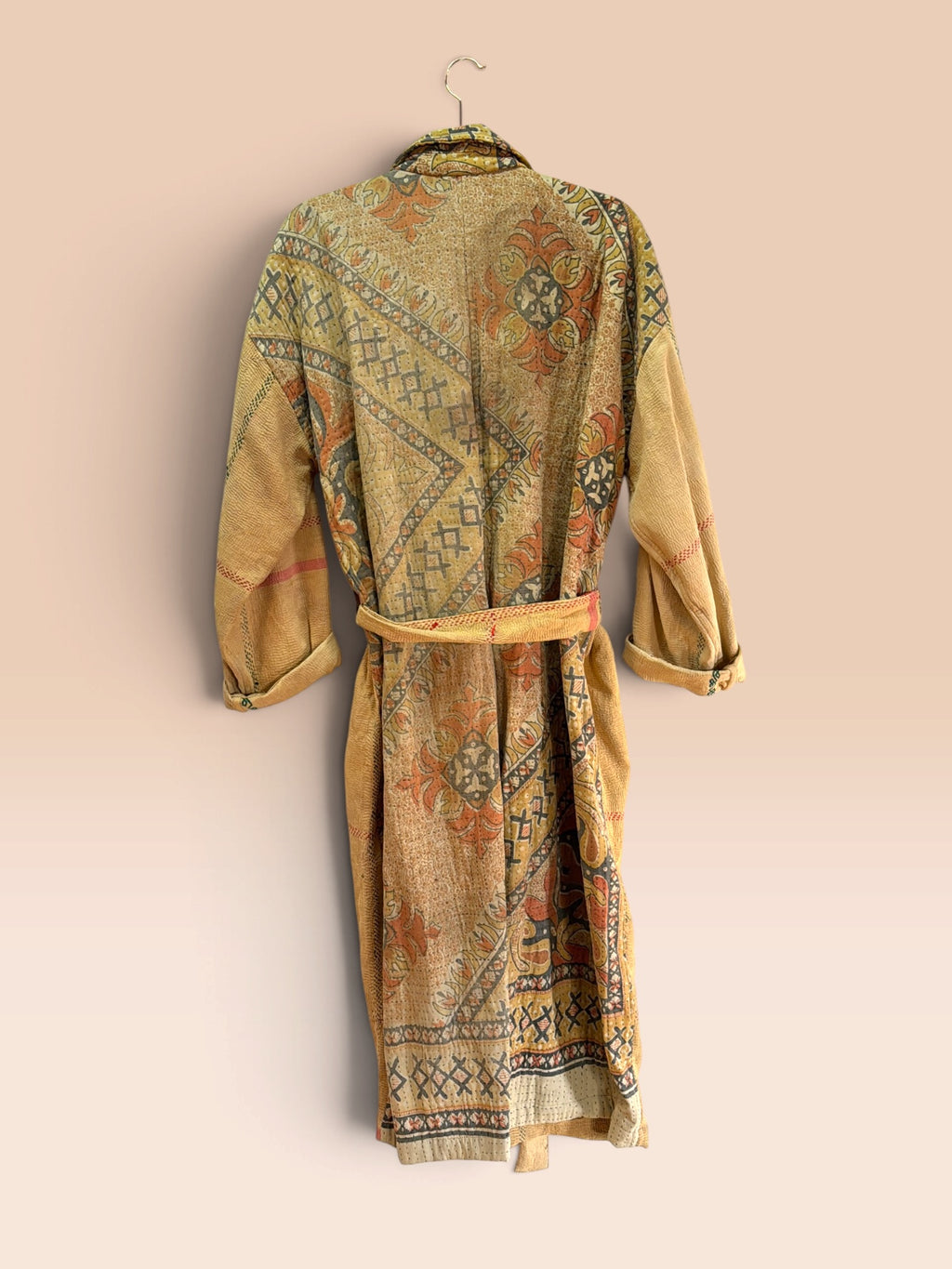 Majstudio / sari coat long / Vintage rugged 095