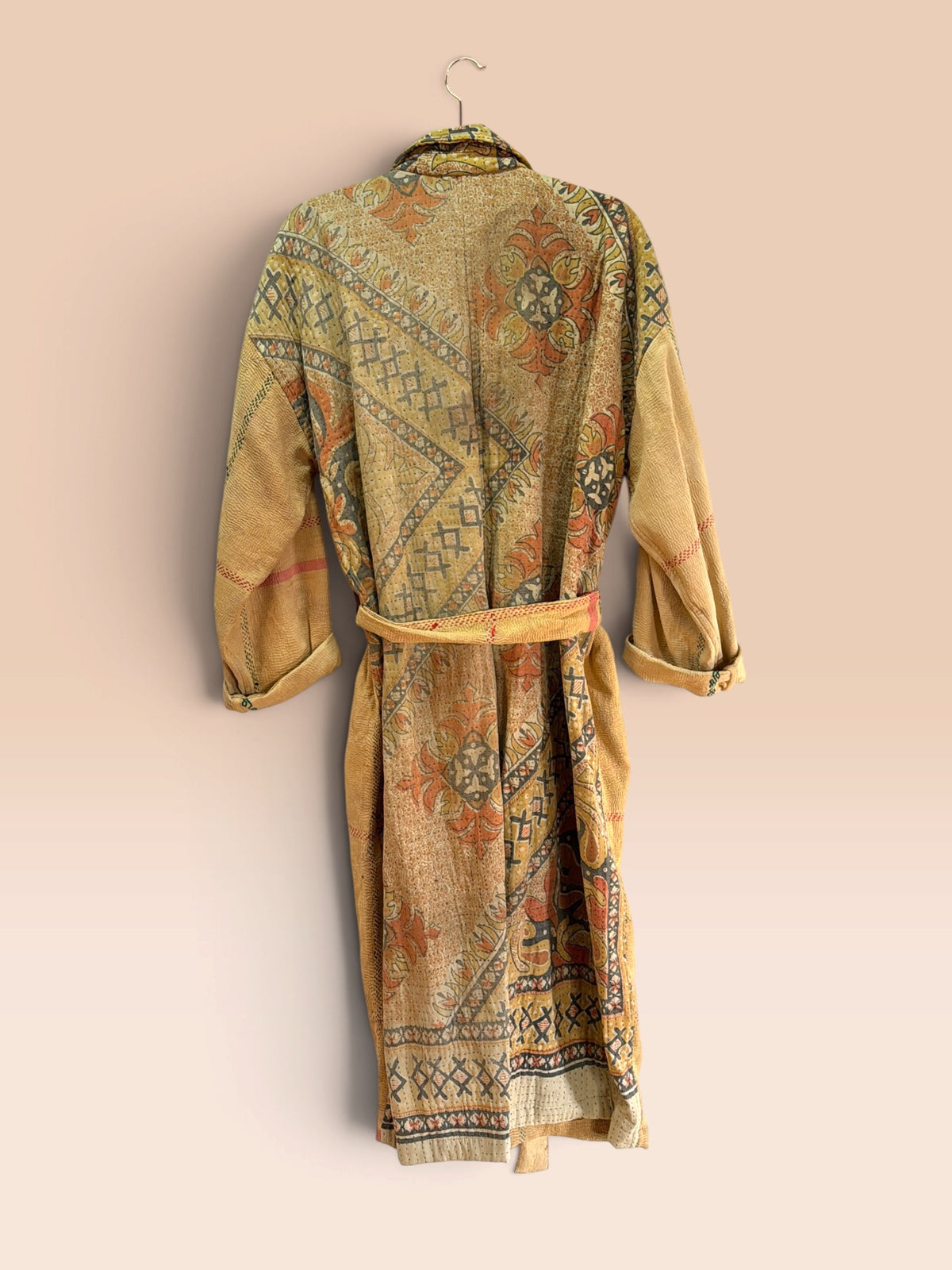 Majstudio / sari coat long / Vintage rugged 095
