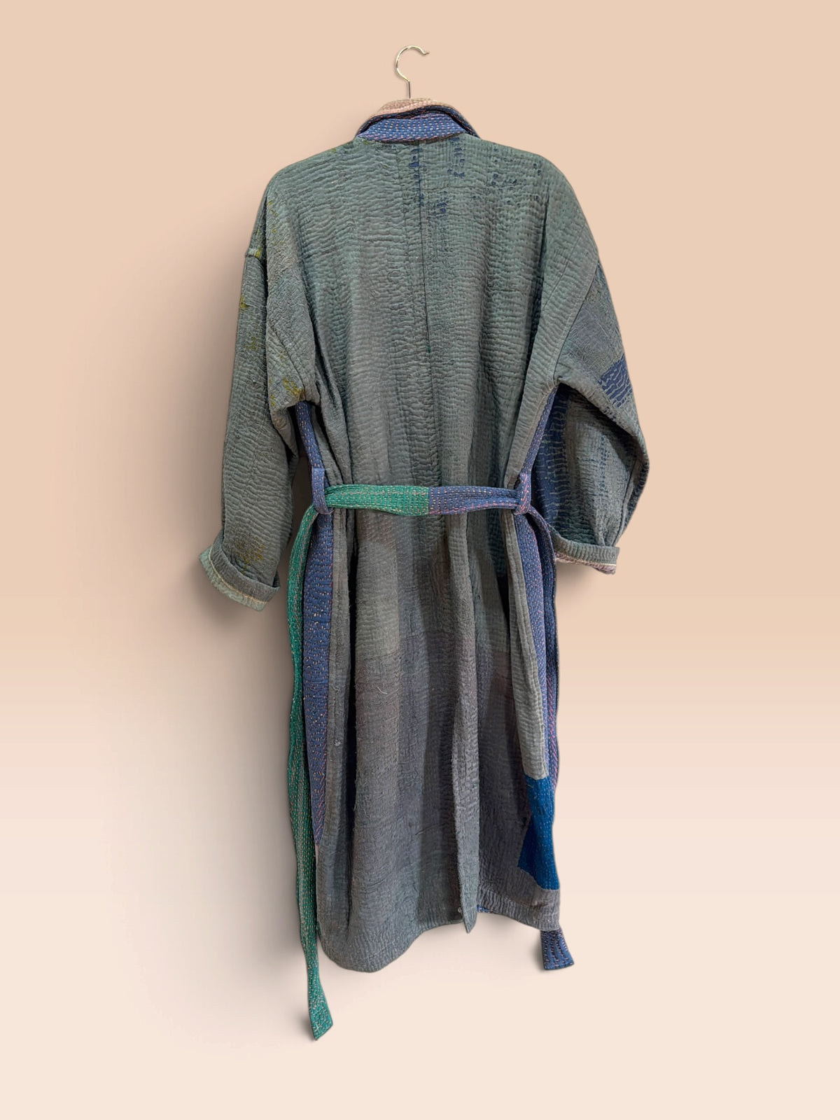 Majstudio / sari coat long / Vintage rugged 094