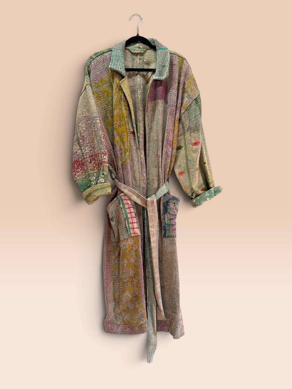 Majstudio / sari coat long / Vintage rugged 093