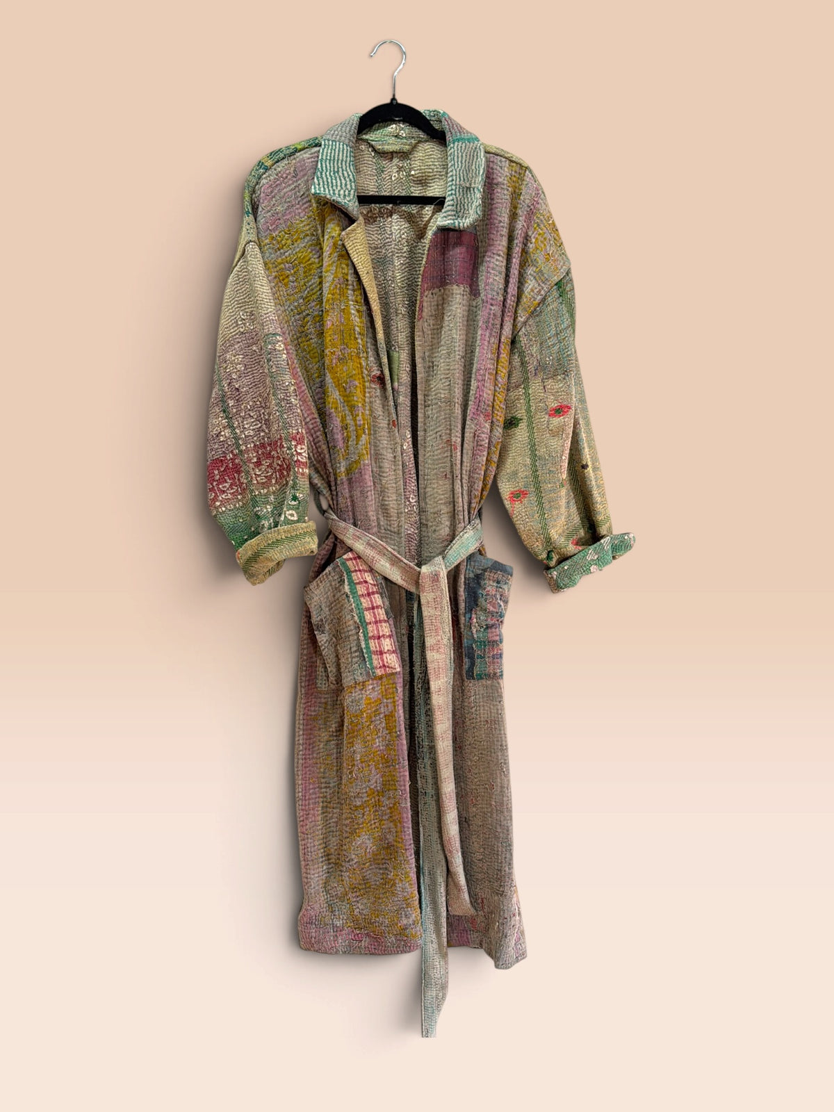 Majstudio / sari coat long / Vintage rugged 093