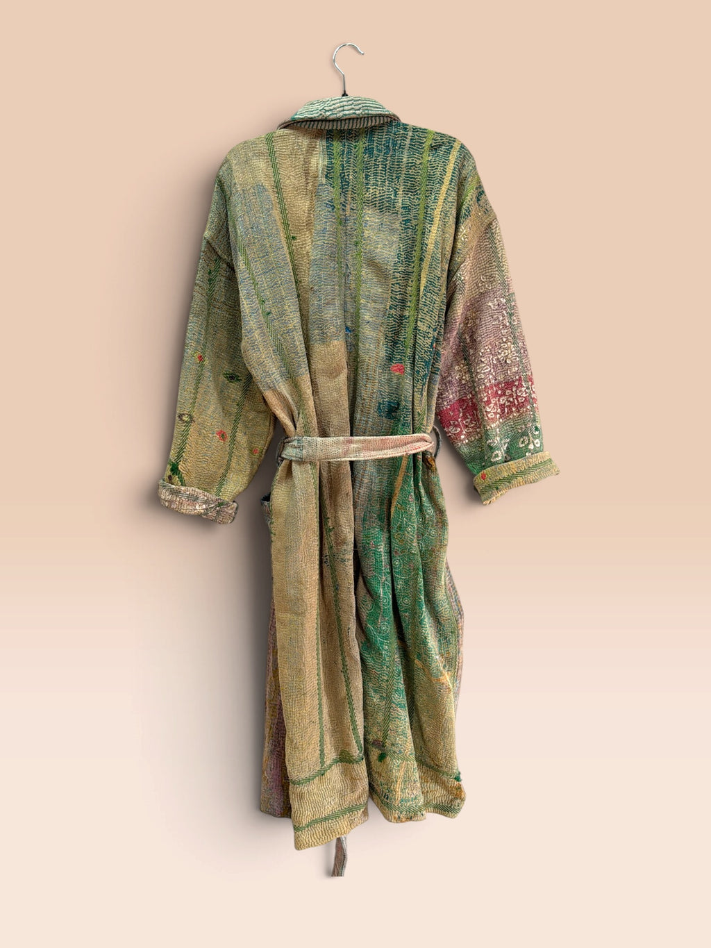 Majstudio / sari coat long / Vintage rugged 093