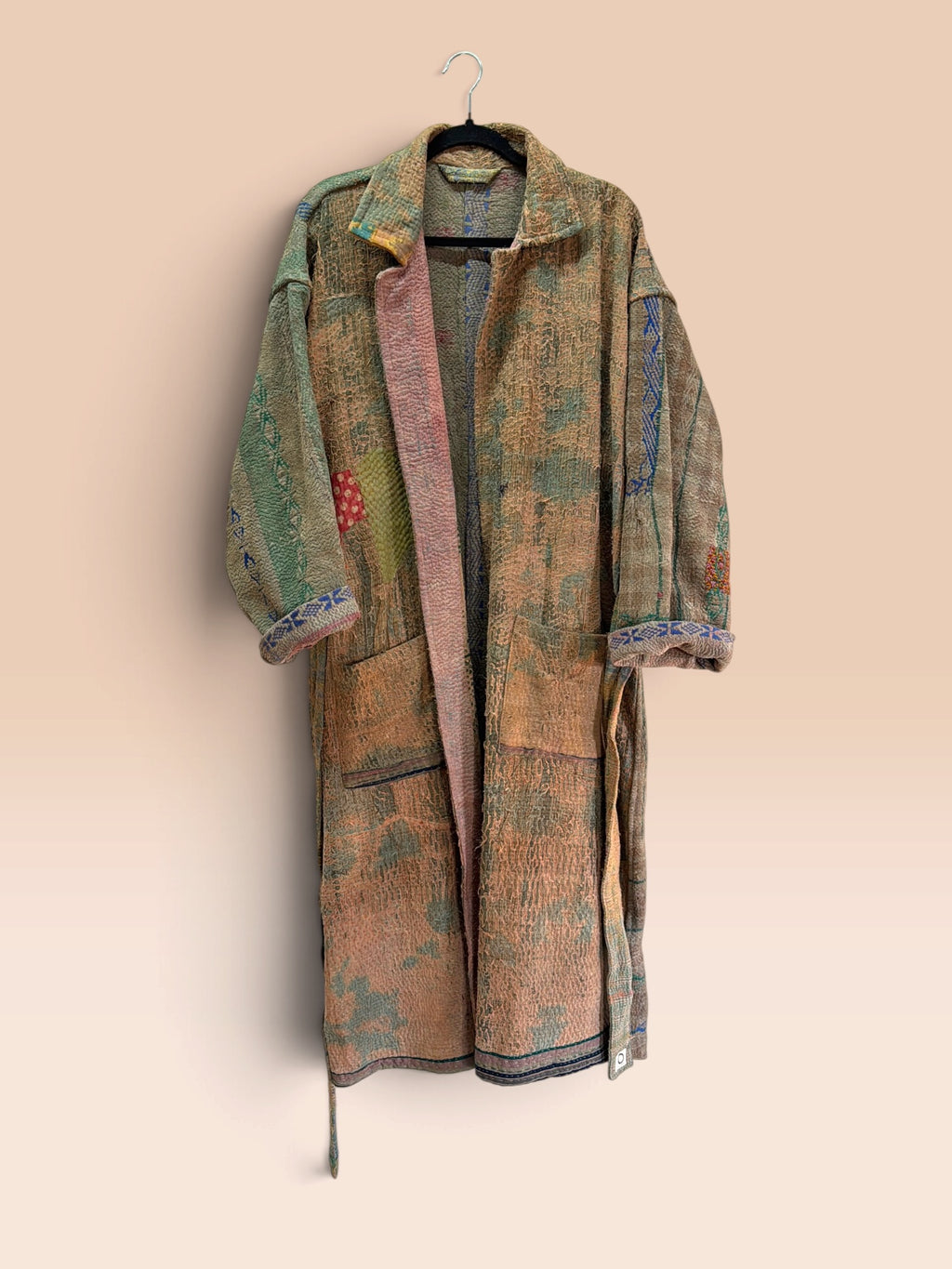 Majstudio / sari coat long / Vintage rugged 092