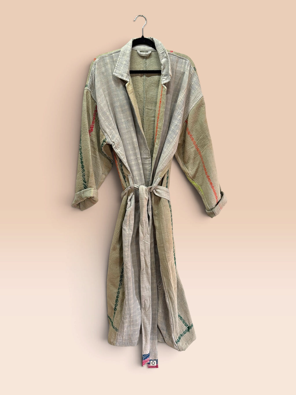 Majstudio / sari coat long / Vintage rugged 091