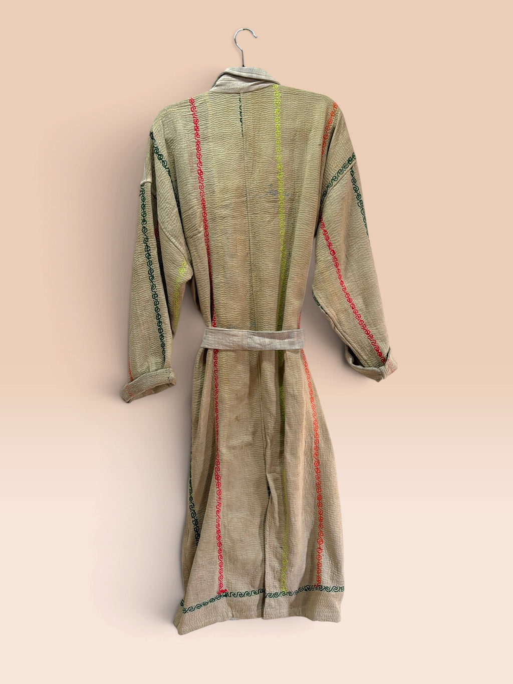 Majstudio / sari coat long / Vintage rugged 091
