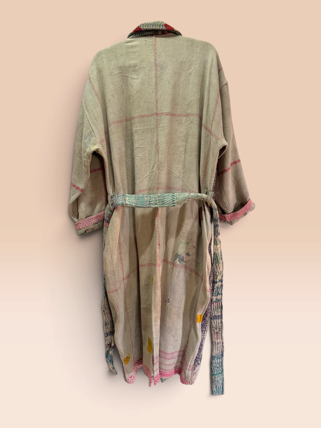 Majstudio / sari coat long / Vintage rugged 090