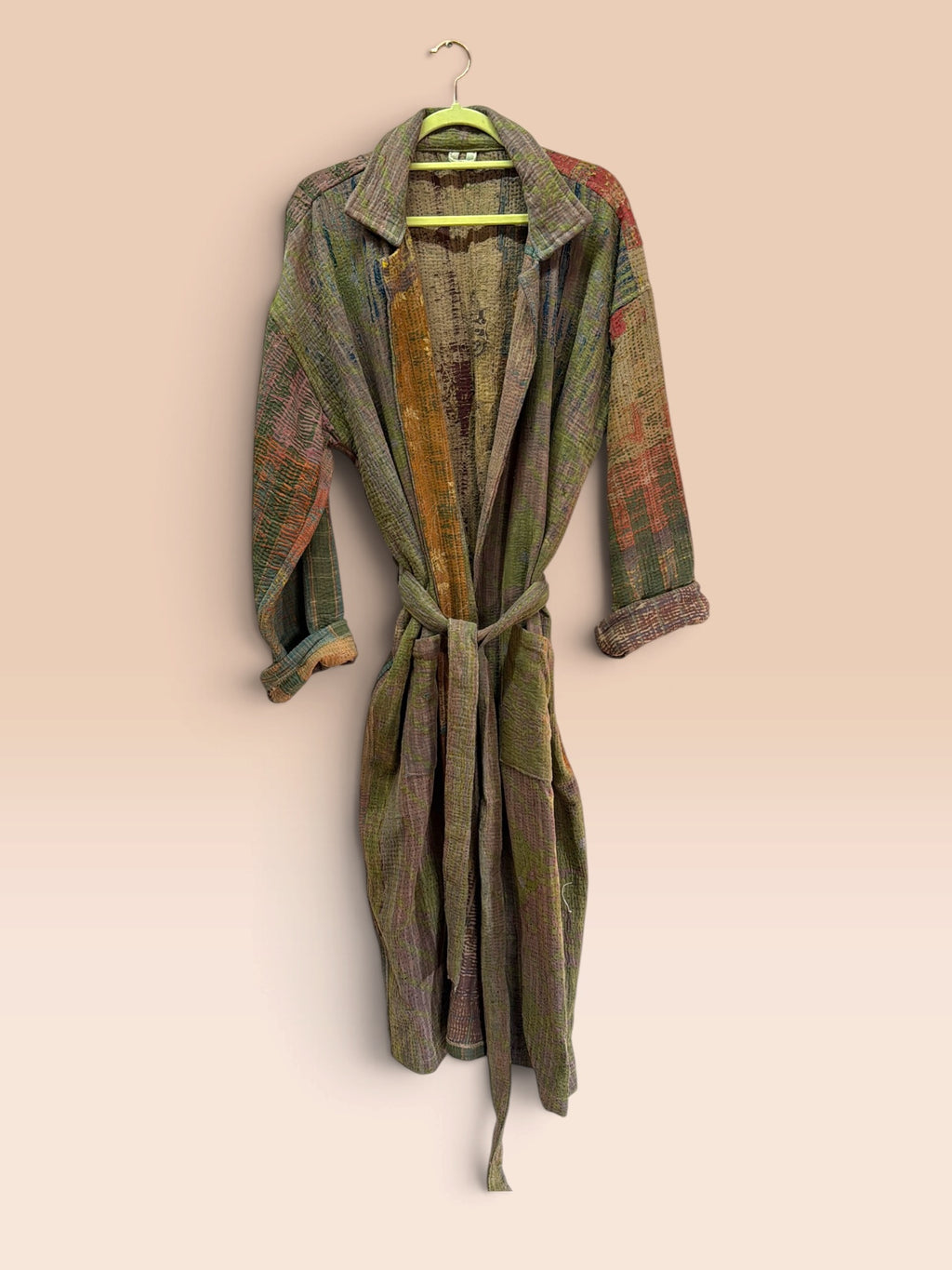 Majstudio / sari coat long / Vintage rugged 089