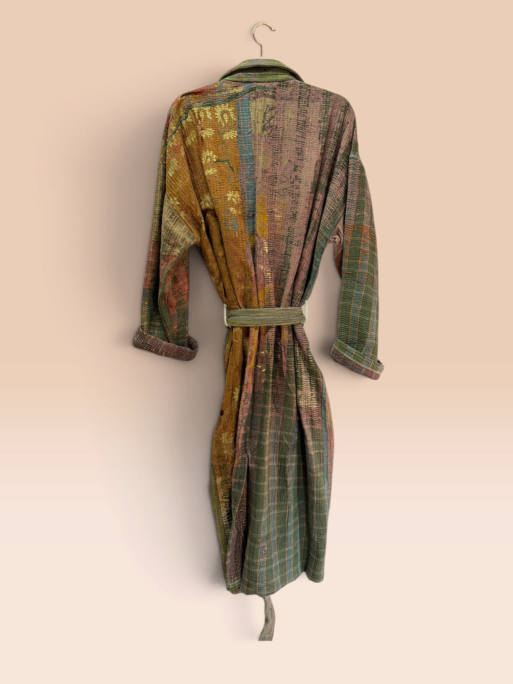 Majstudio / sari coat long / Vintage rugged 089