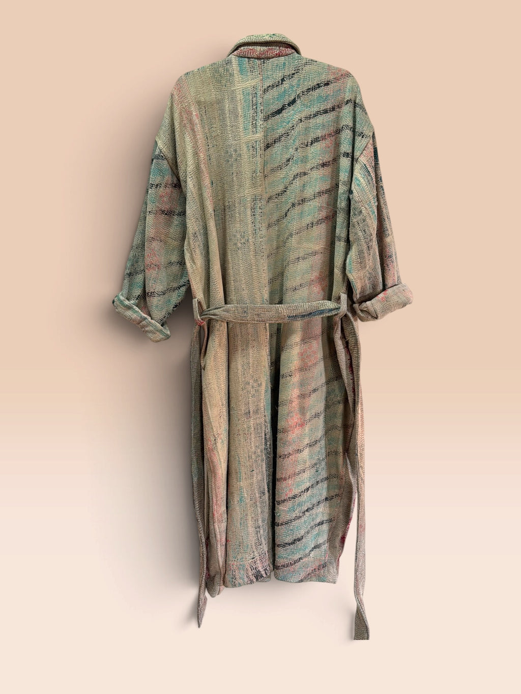 Majstudio / sari coat long / Vintage rugged 088