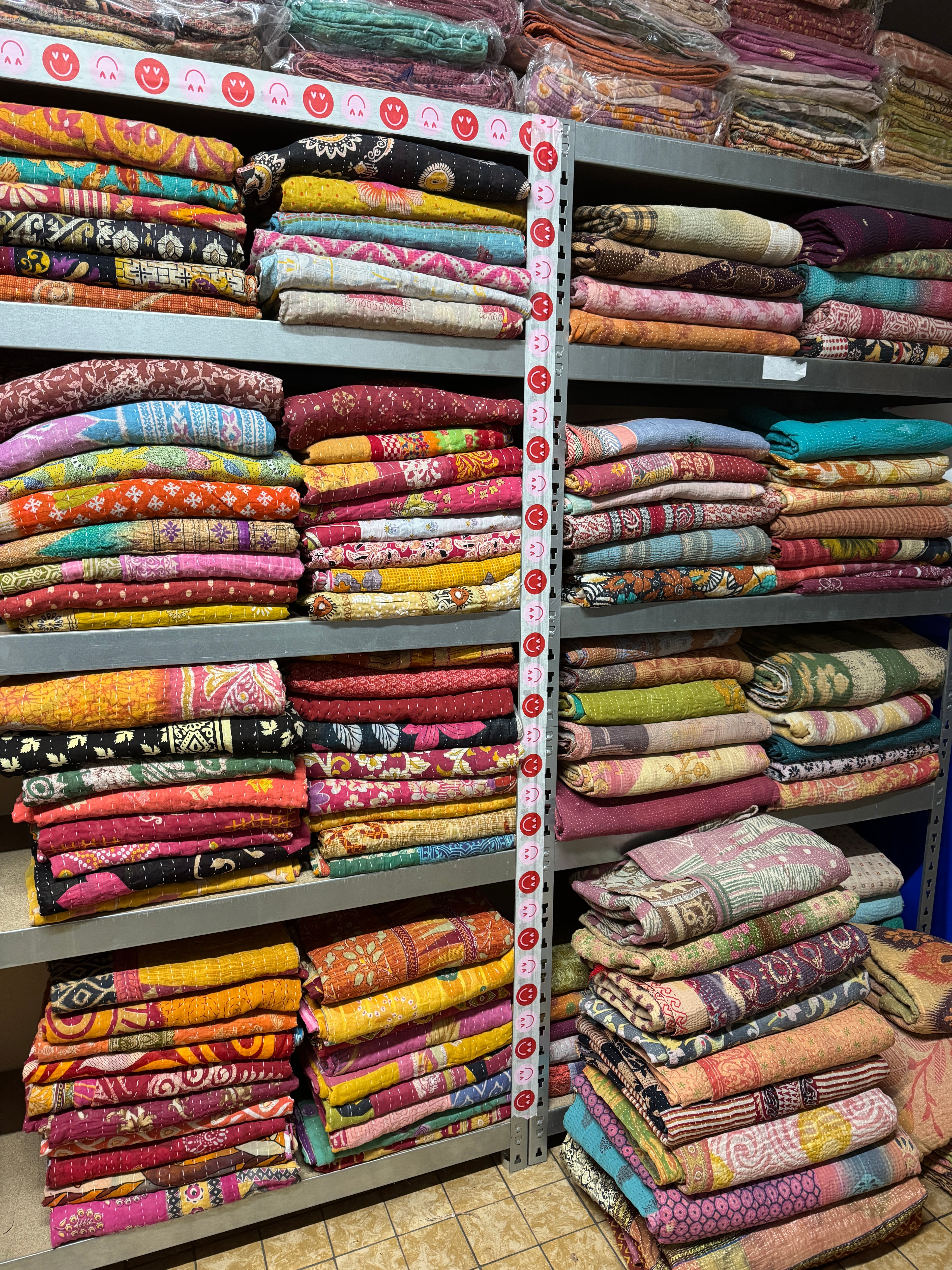 Kantha Quilt - Big stitch