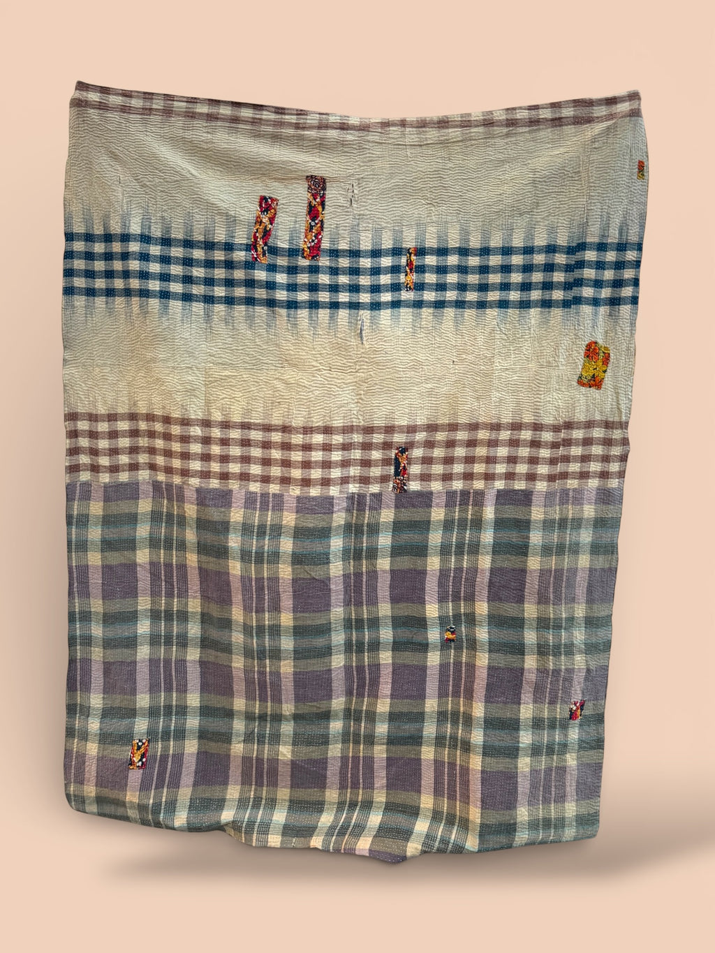 Kantha quilt - Fine stitch 02