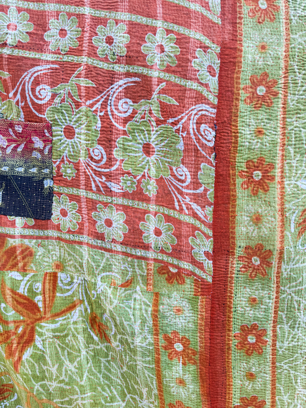 Kantha quilt - Fine stitch 06