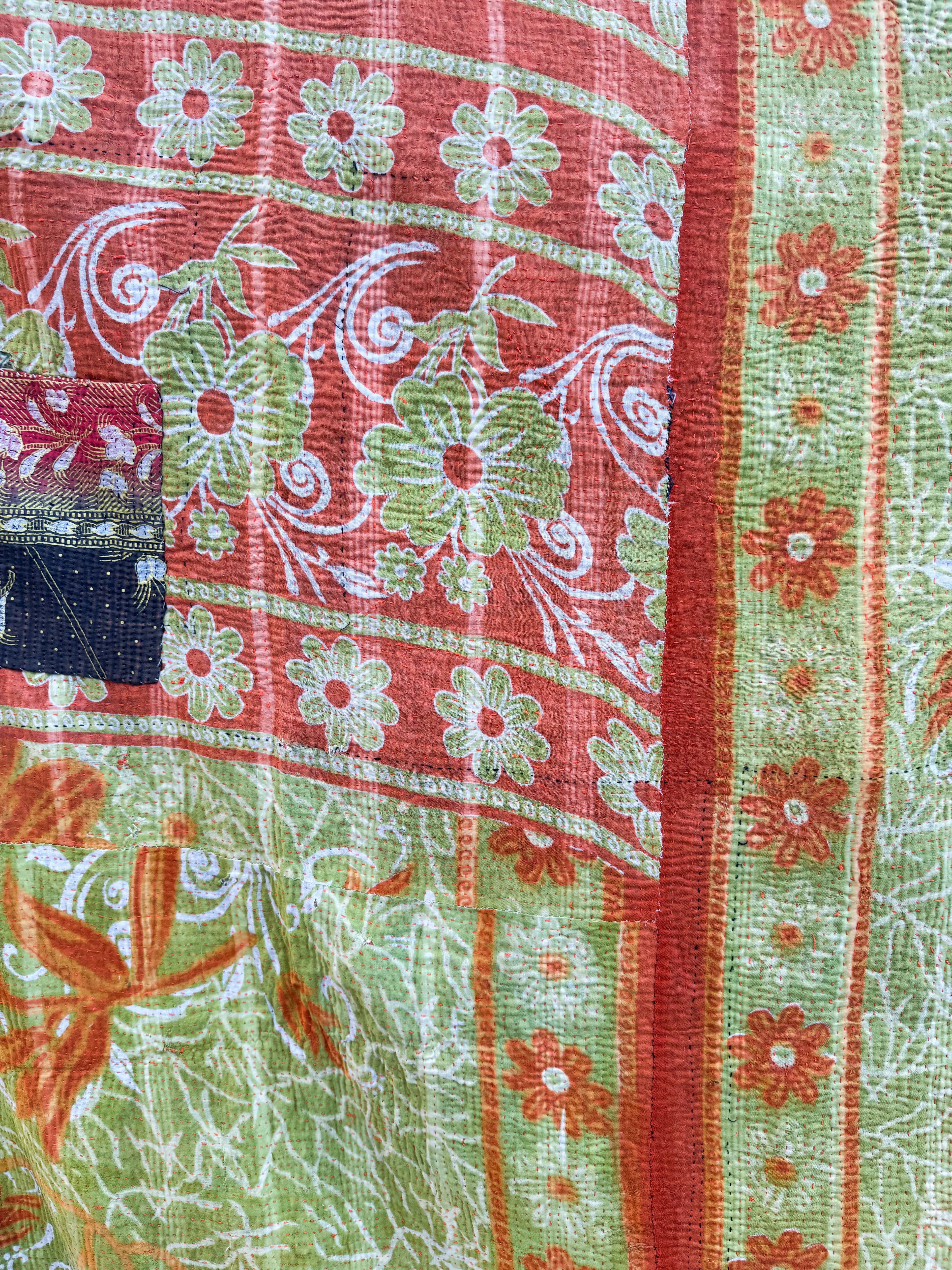 Kantha quilt - Fine stitch 06