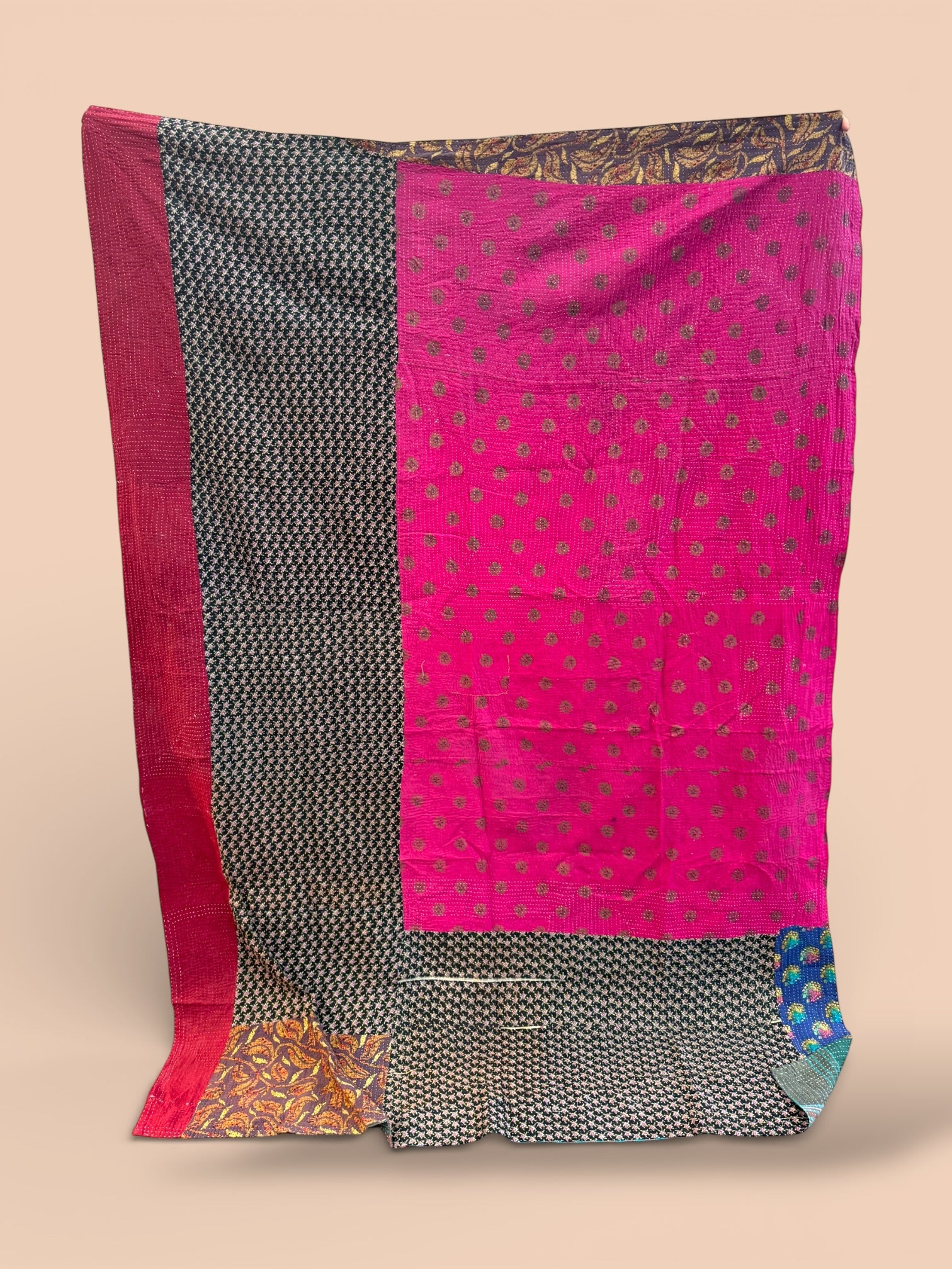 Kantha quilt - Fine stitch 07