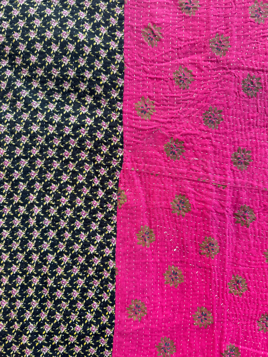 Kantha quilt - Fine stitch 07