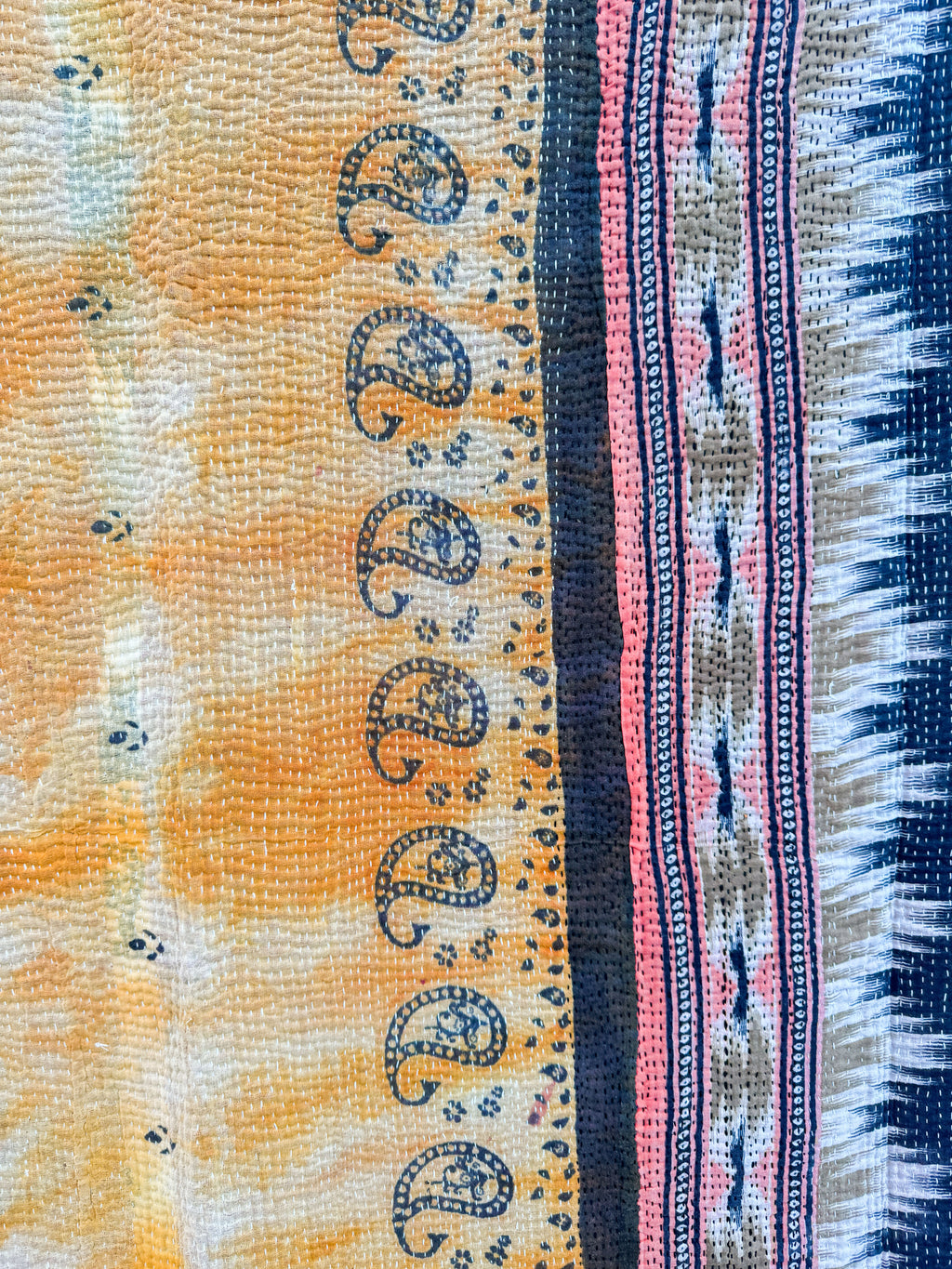 Kantha quilt - Fine stitch 10