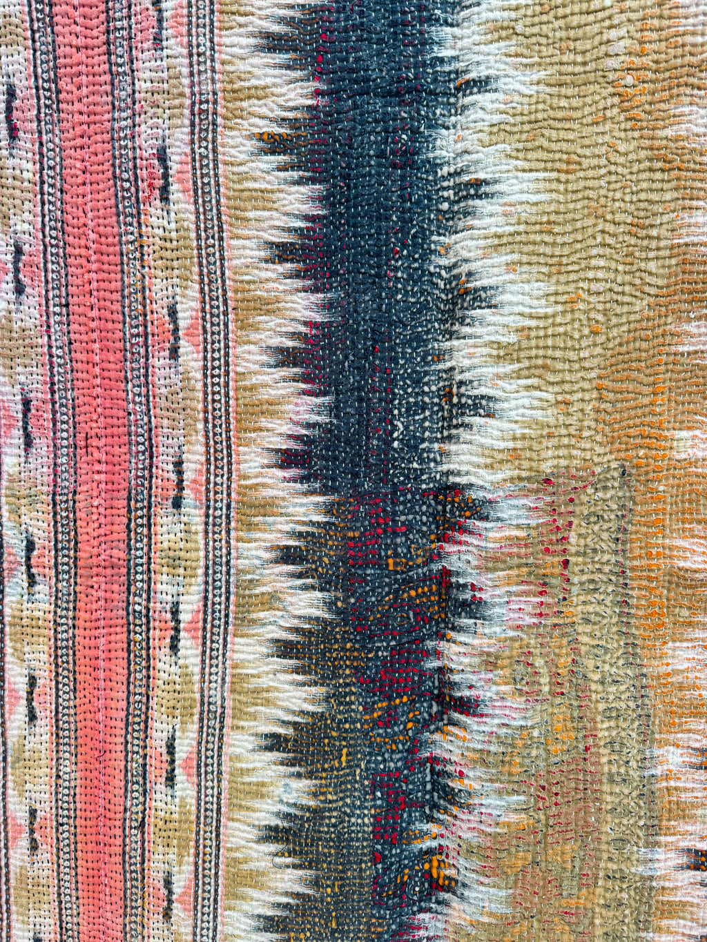 Kantha quilt - Fine stitch 10