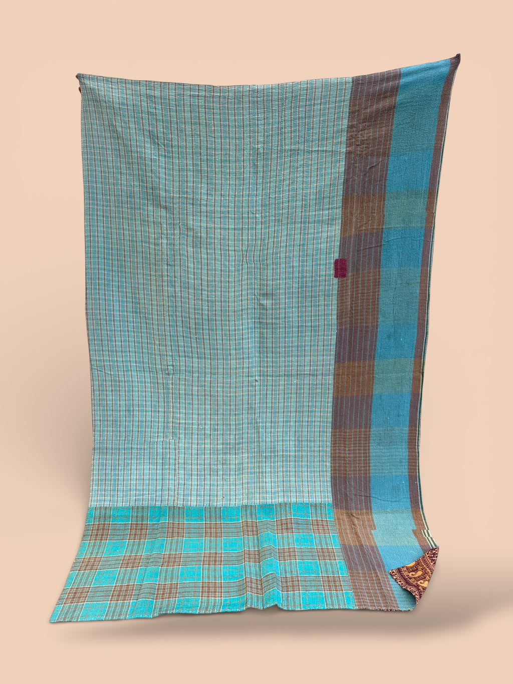 Kantha quilt - Fine stitch 14