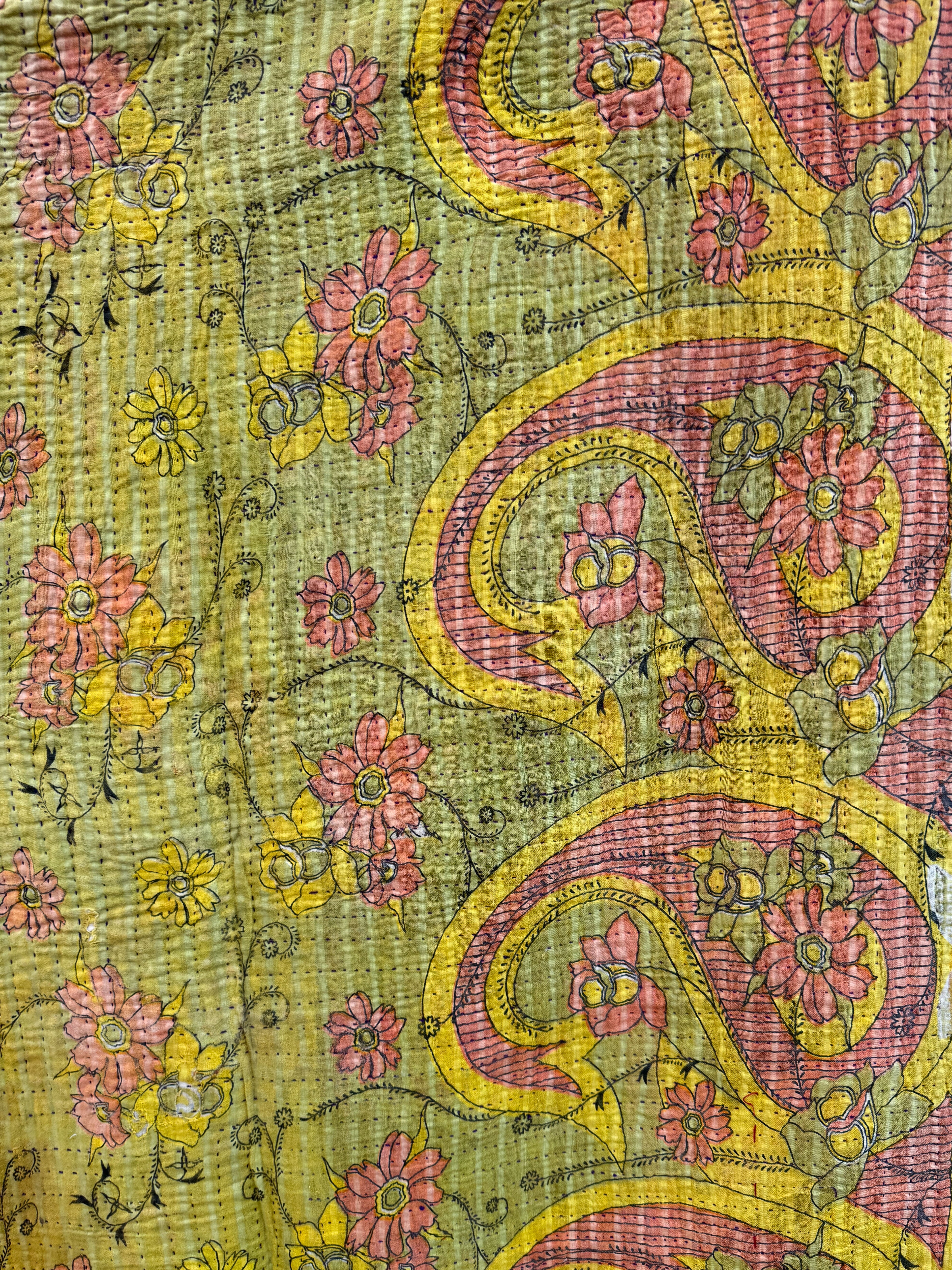 Kantha quilt - Fine stitch 15