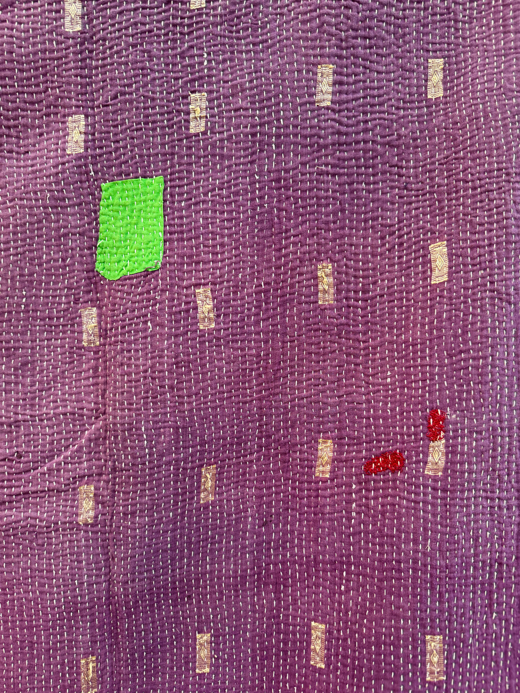 Kantha quilt - Fine stitch 18