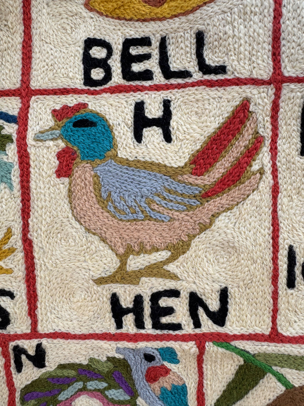 Wallhanging A,B,C - landscape red