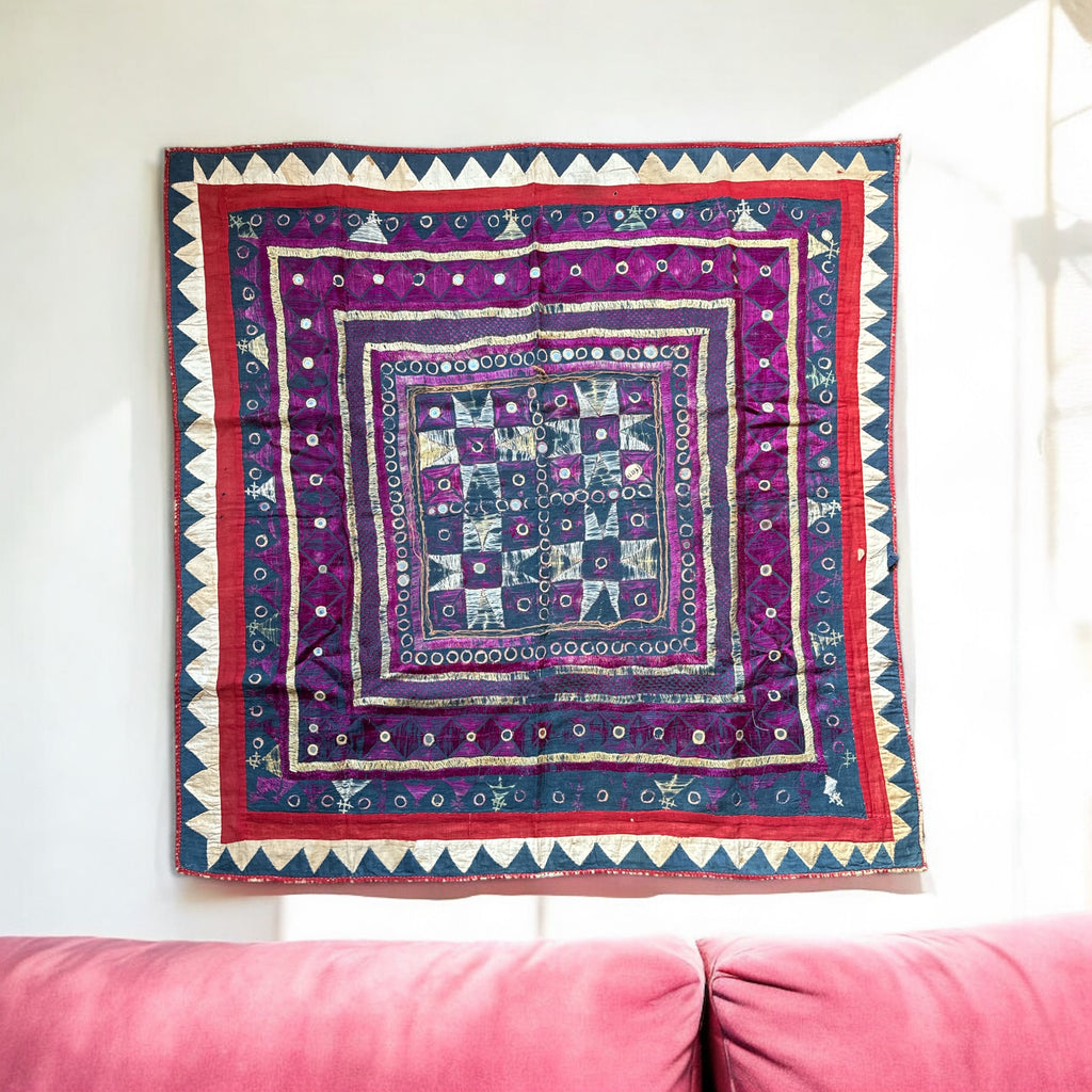 Wallhanging - Magenta Indigo