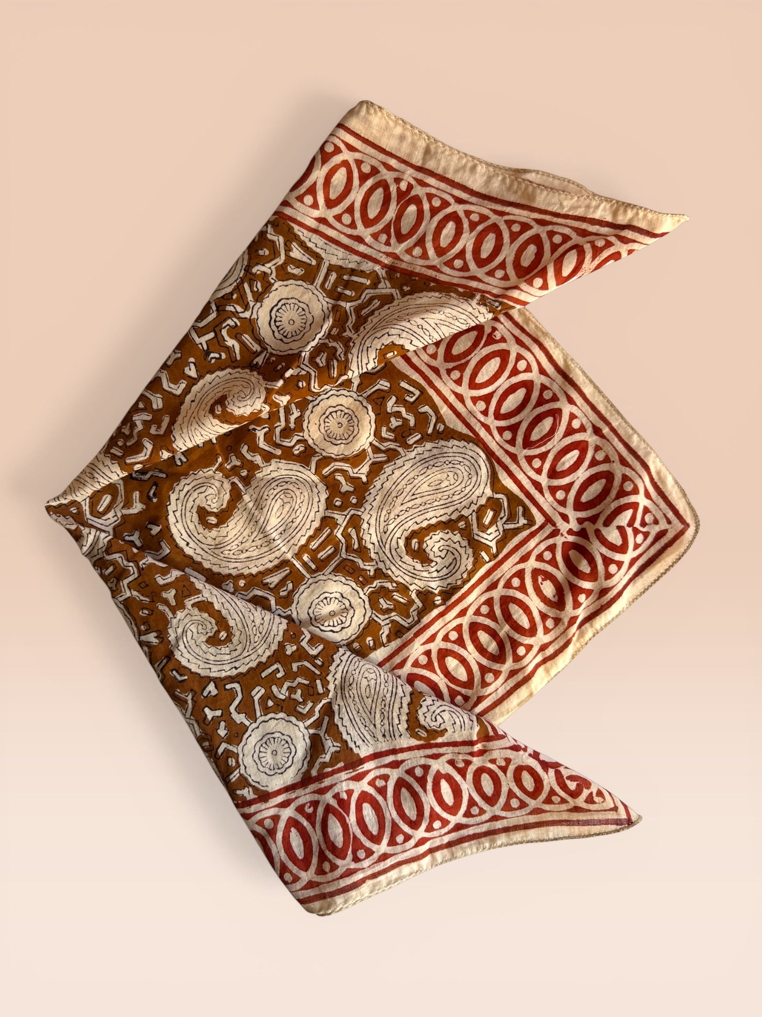 Blockprint bandana 07