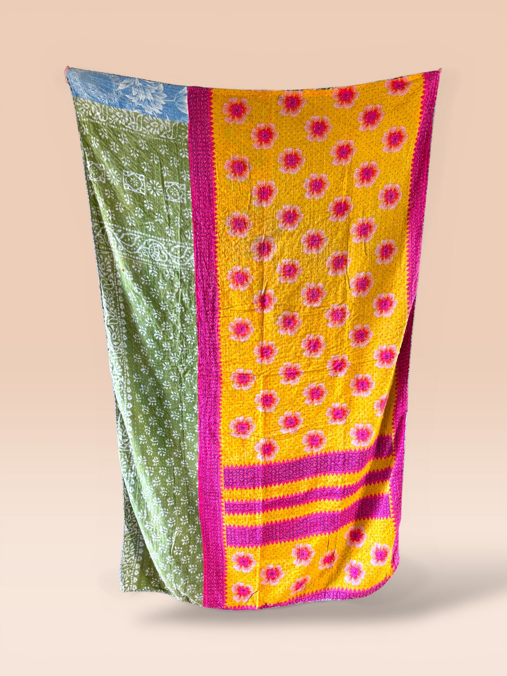 Kantha quilt - BIG stitch 20