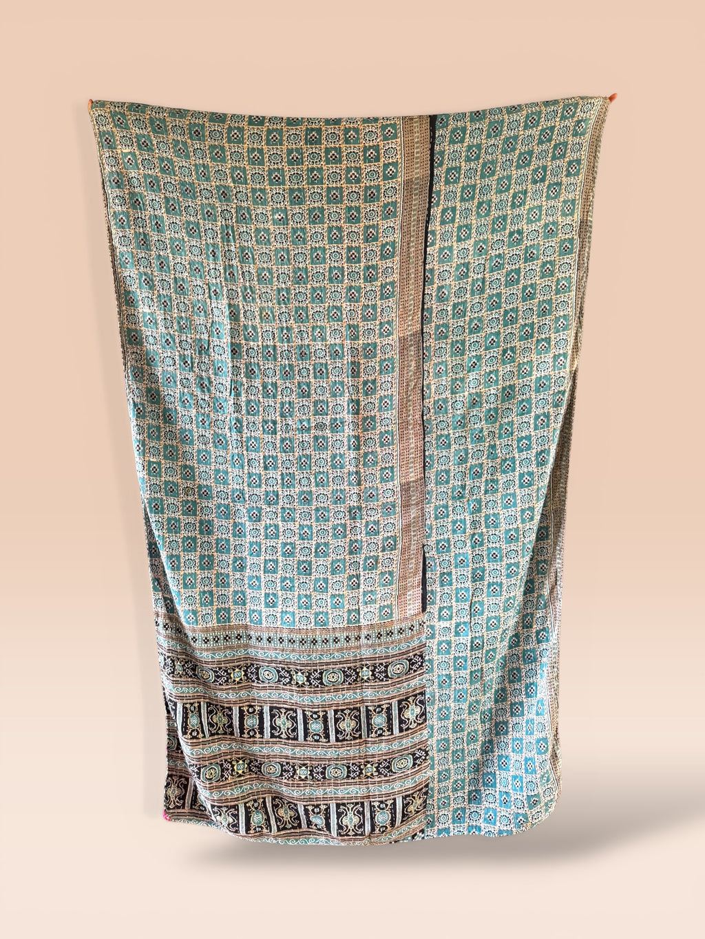 Kantha quilt - BIG stitch 20