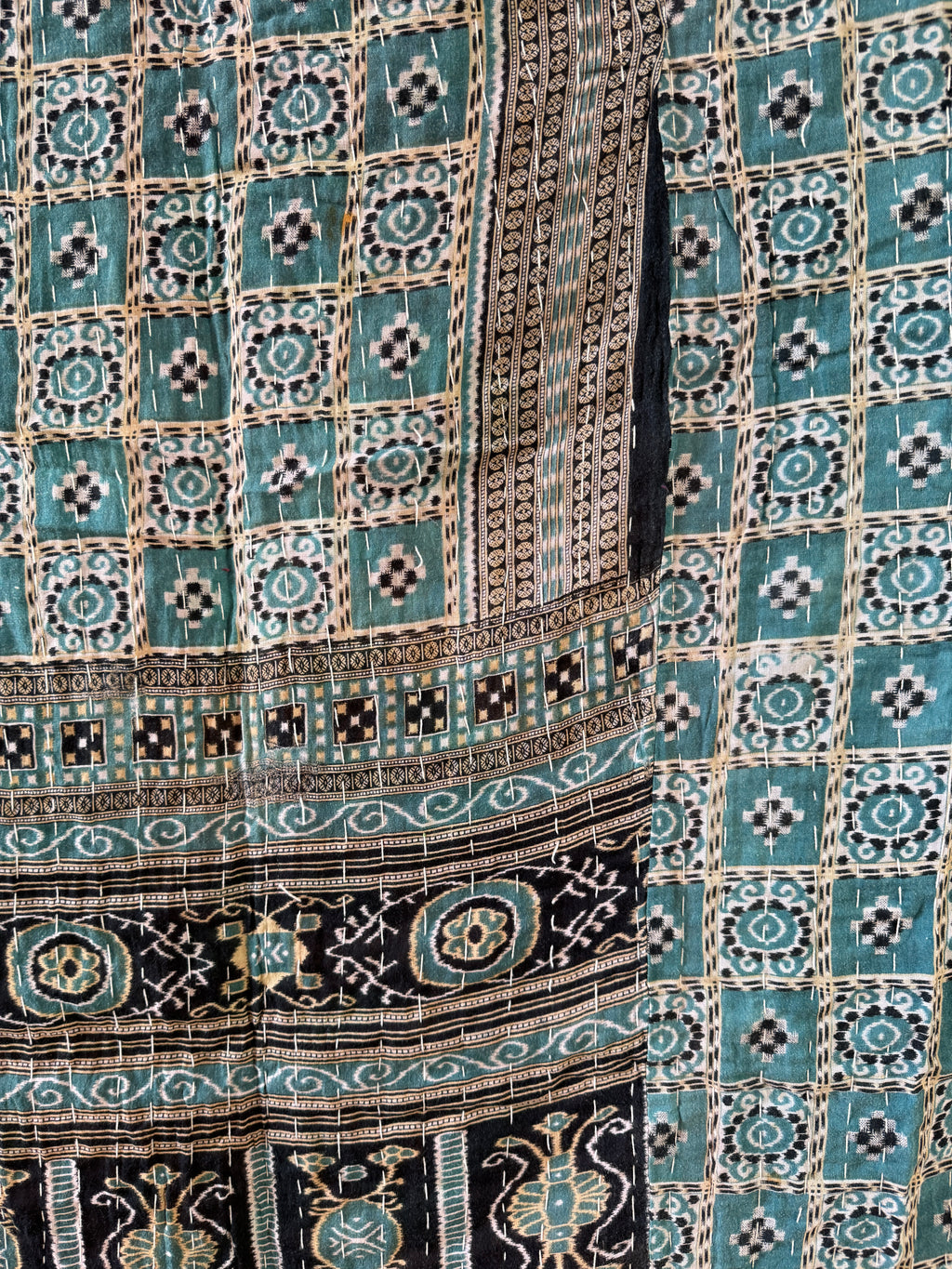 Kantha quilt - BIG stitch 20