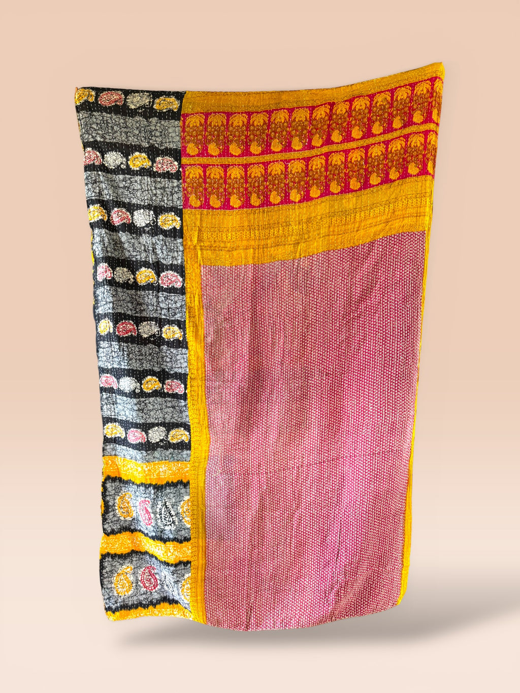 Kantha quilt - BIG stitch 21