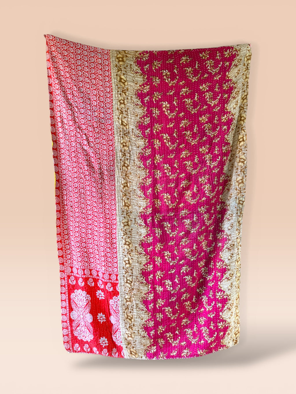 Kantha quilt - BIG stitch 21