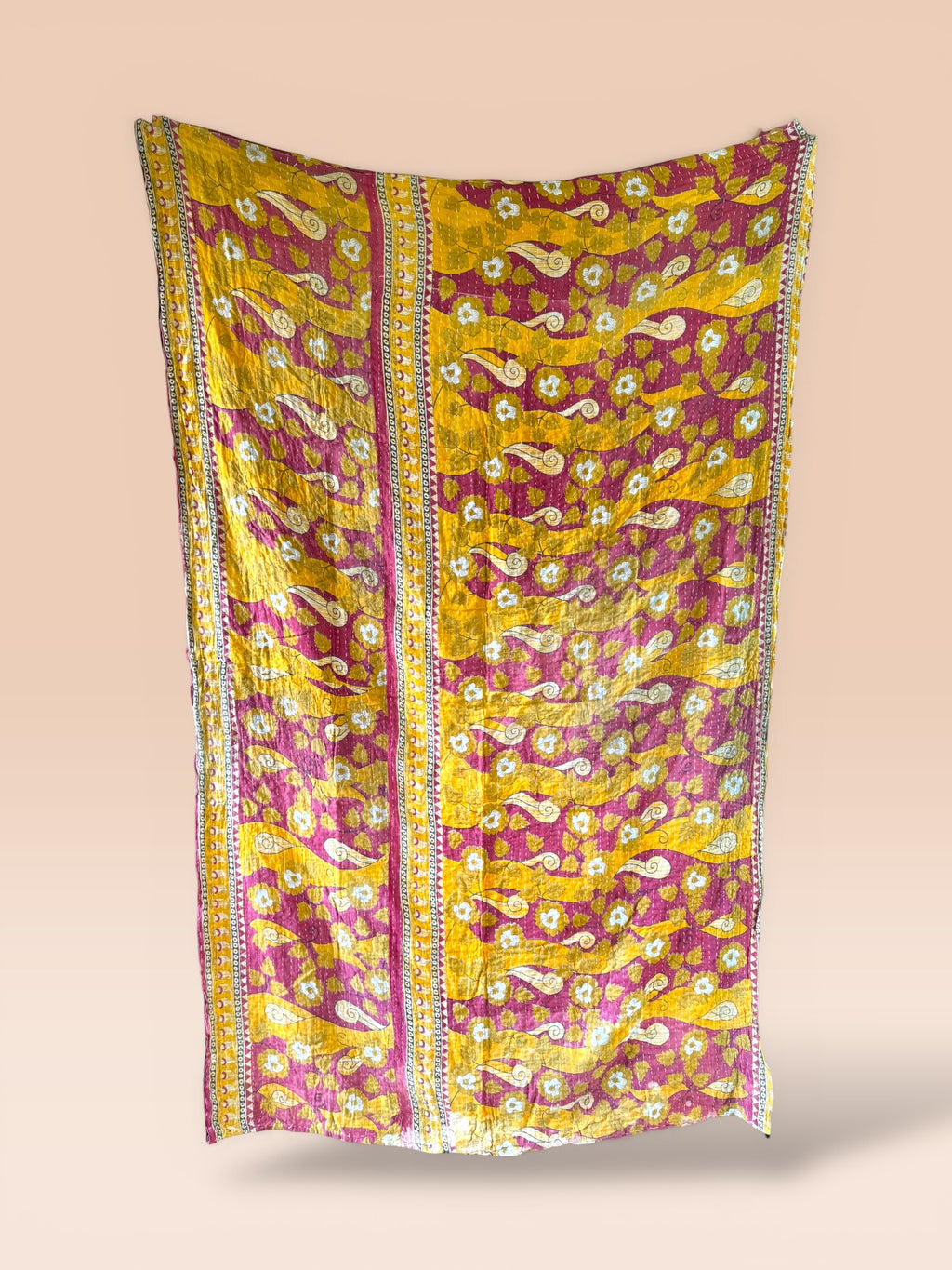 Kantha quilt - BIG stitch 24