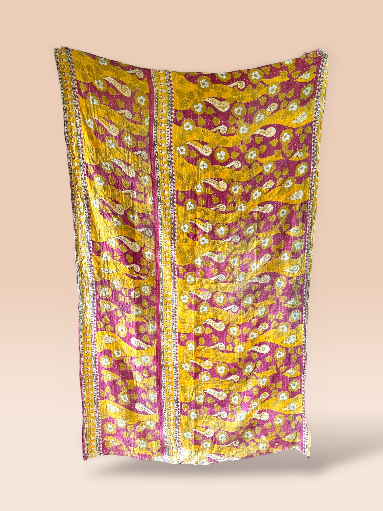 Kantha quilt - BIG stitch 24