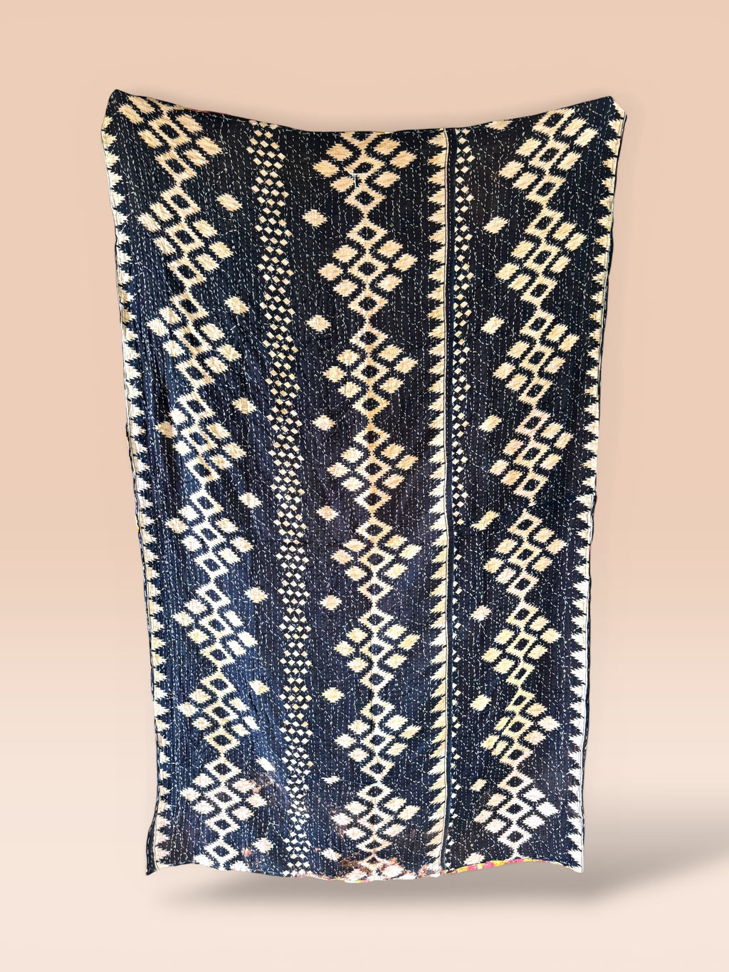 Kantha quilt - BIG stitch 24