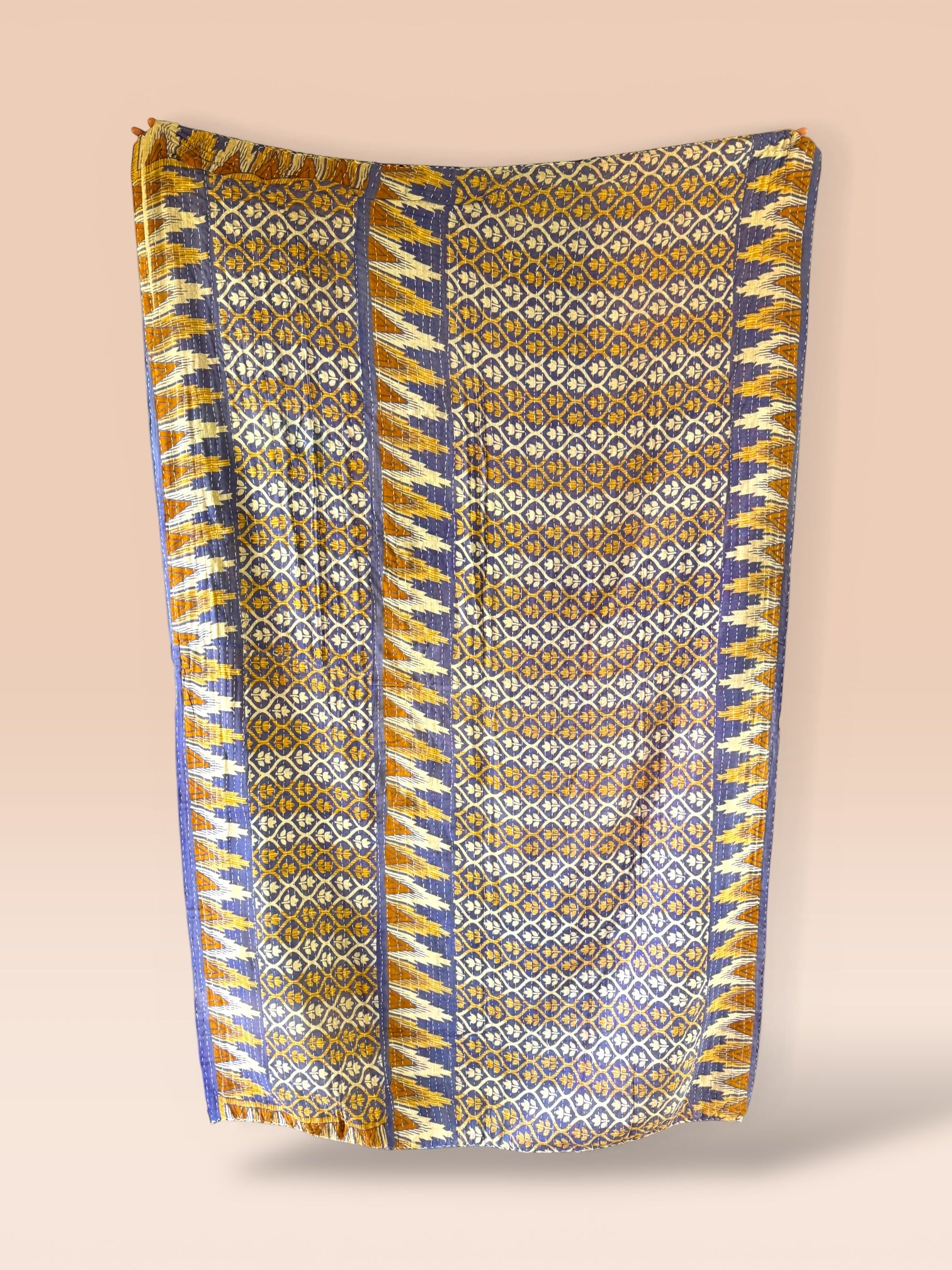 Kantha quilt - BIG stitch 23